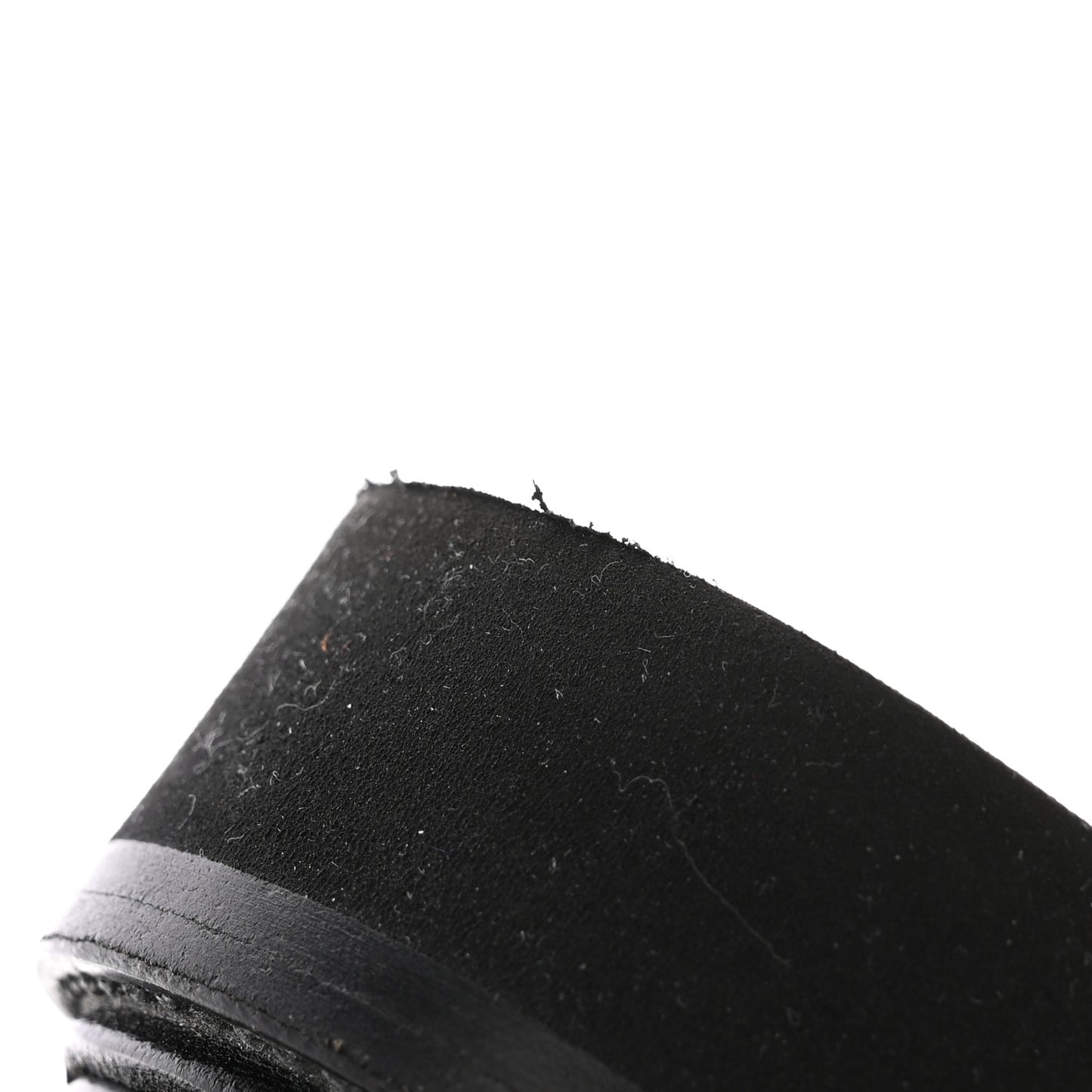 Brushed Calfskin Boy Loafers 35.5 Black White
