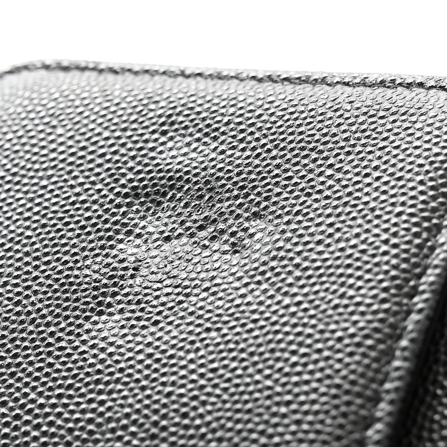 Caviar Quilted Boy Wallet On Chain WOC Black