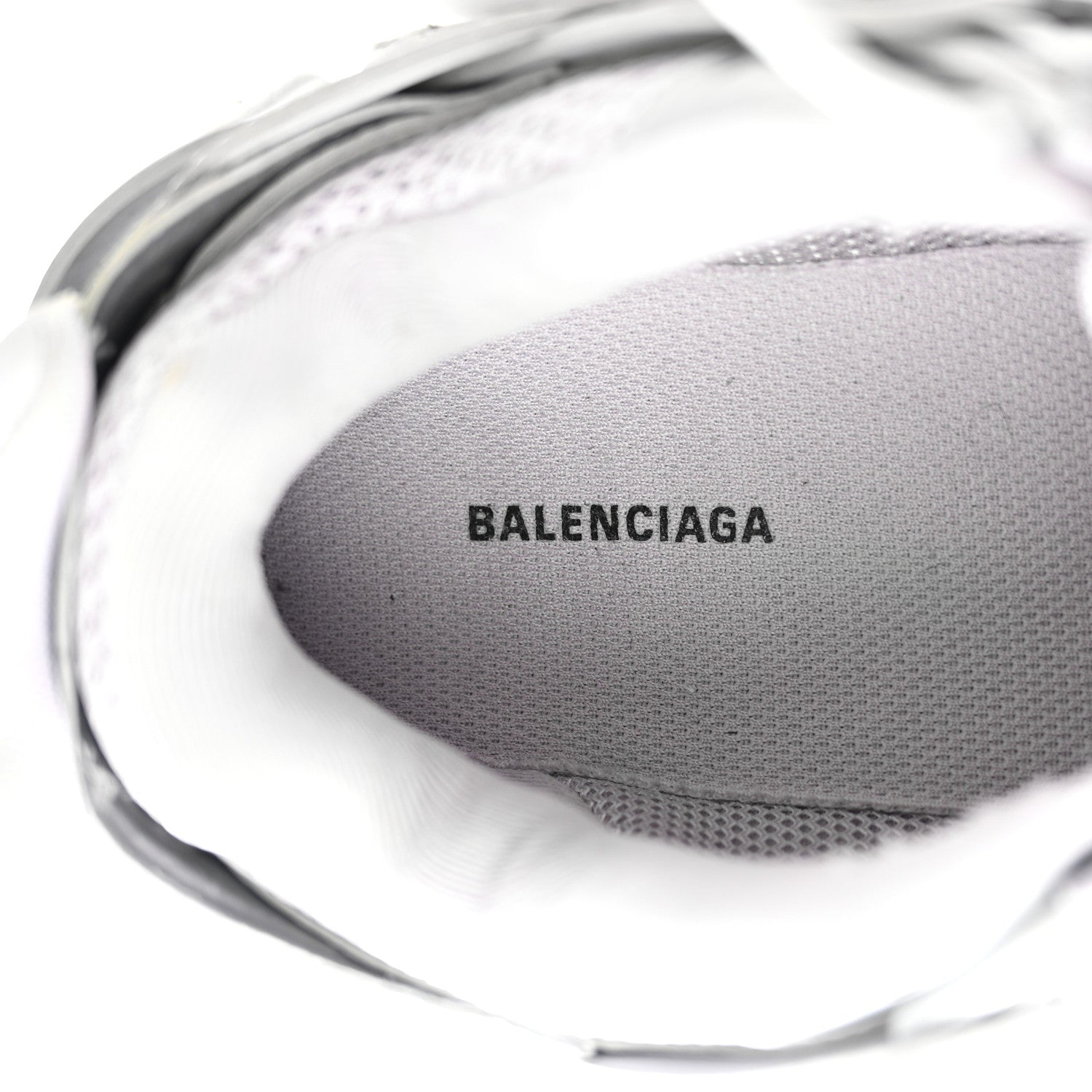 Balenciaga Mesh Rubber Womens Track Sneakers 38 Balenciaga Grey 7 of 8