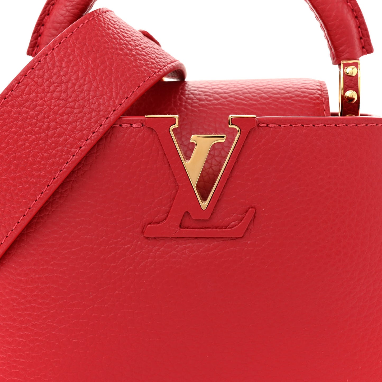 Taurillon Mini Capucines Scarlet