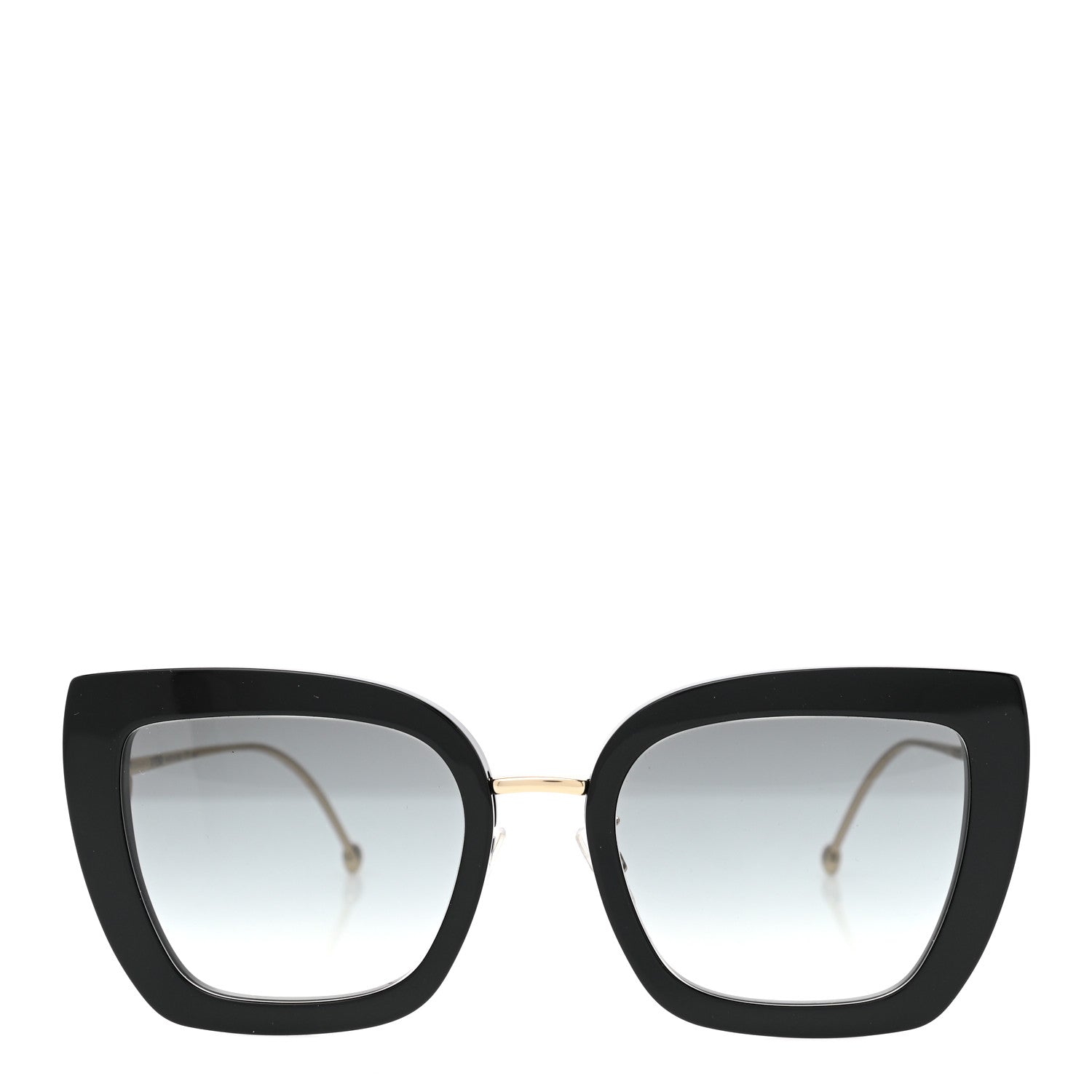 Fendi Acetate Metal F is Fendi Square Cat Eye Sunglasses FF 0424/F/S Black 2 of 7