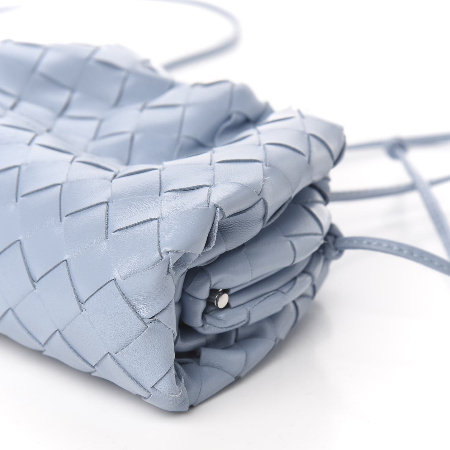 Nappa Intrecciato The Mini Pouch Ice