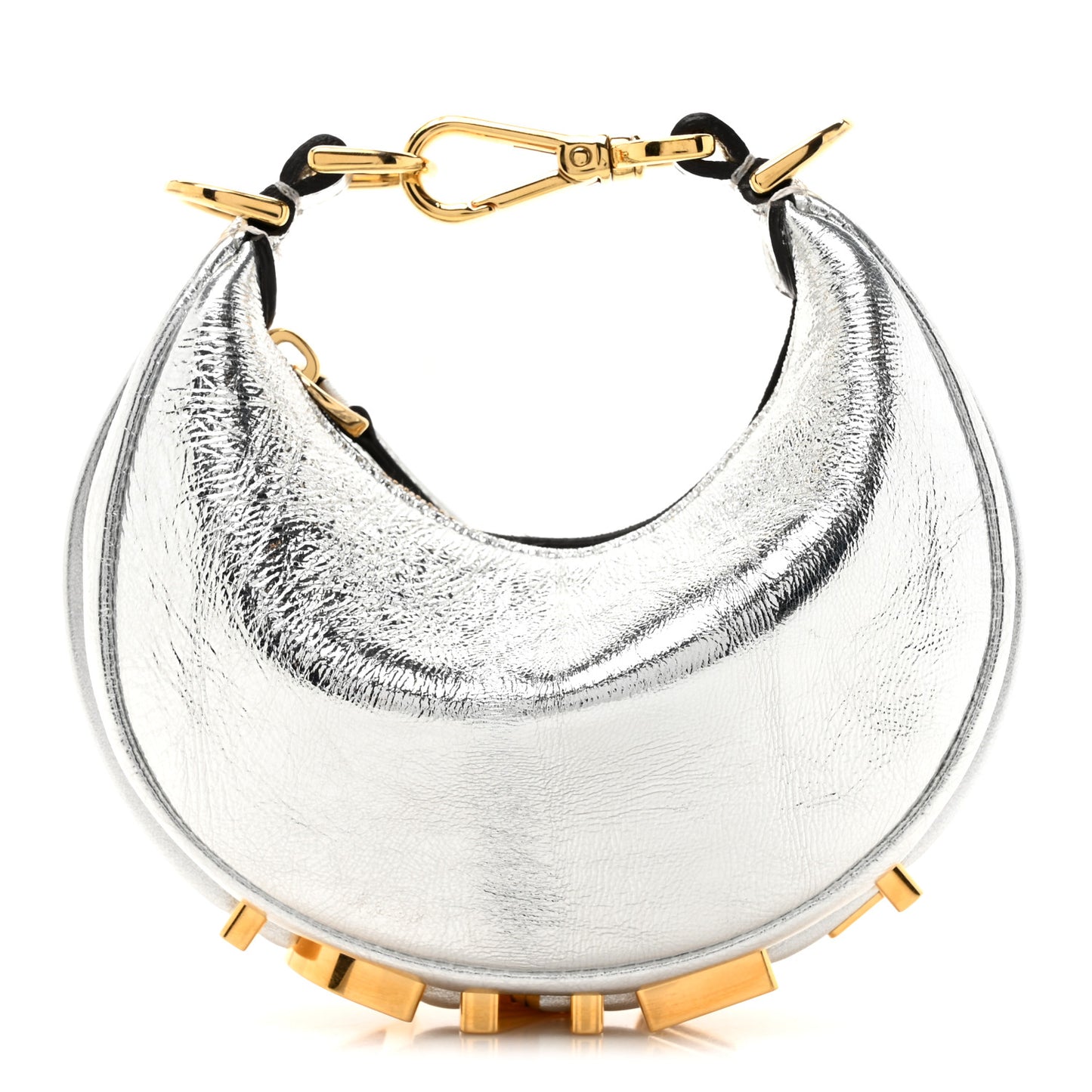 Rock Millenium Nano Fendigraphy Hobo Charm Argento