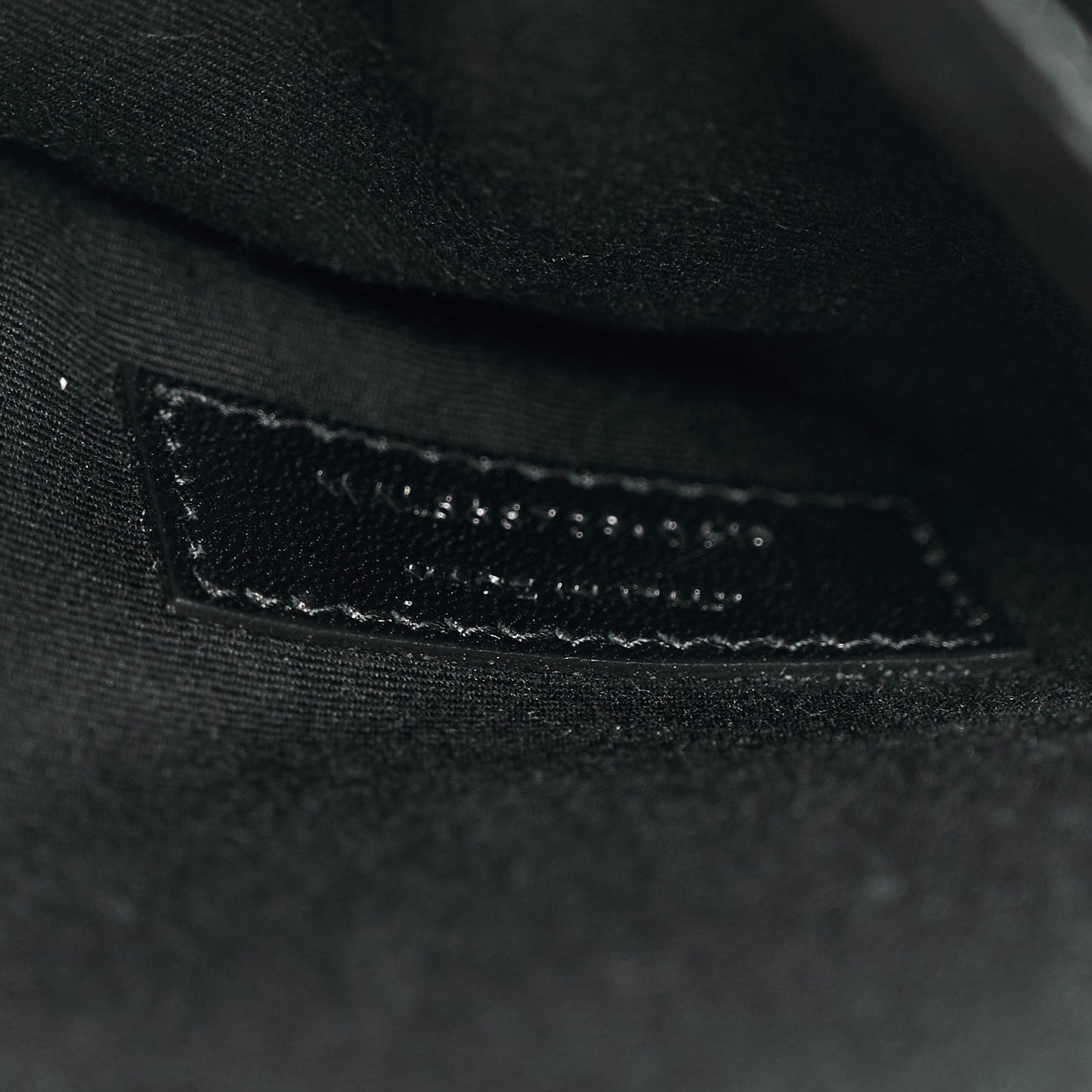 Smooth Shiny Calfskin Monogram Uptown Pouch Black