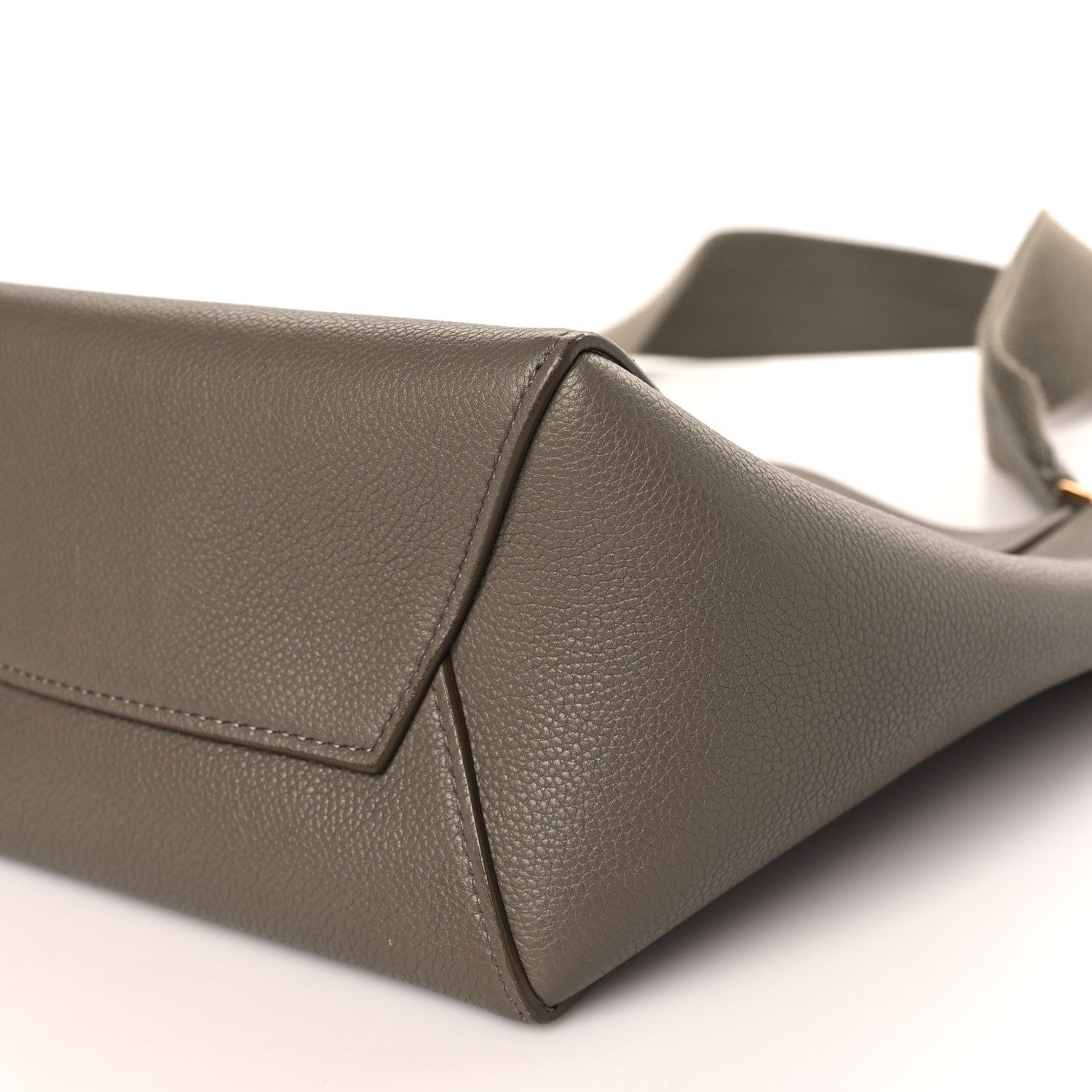 Celine Soft Grained Calfskin Small Sangle Bucket Bag Taupe 9 of 13