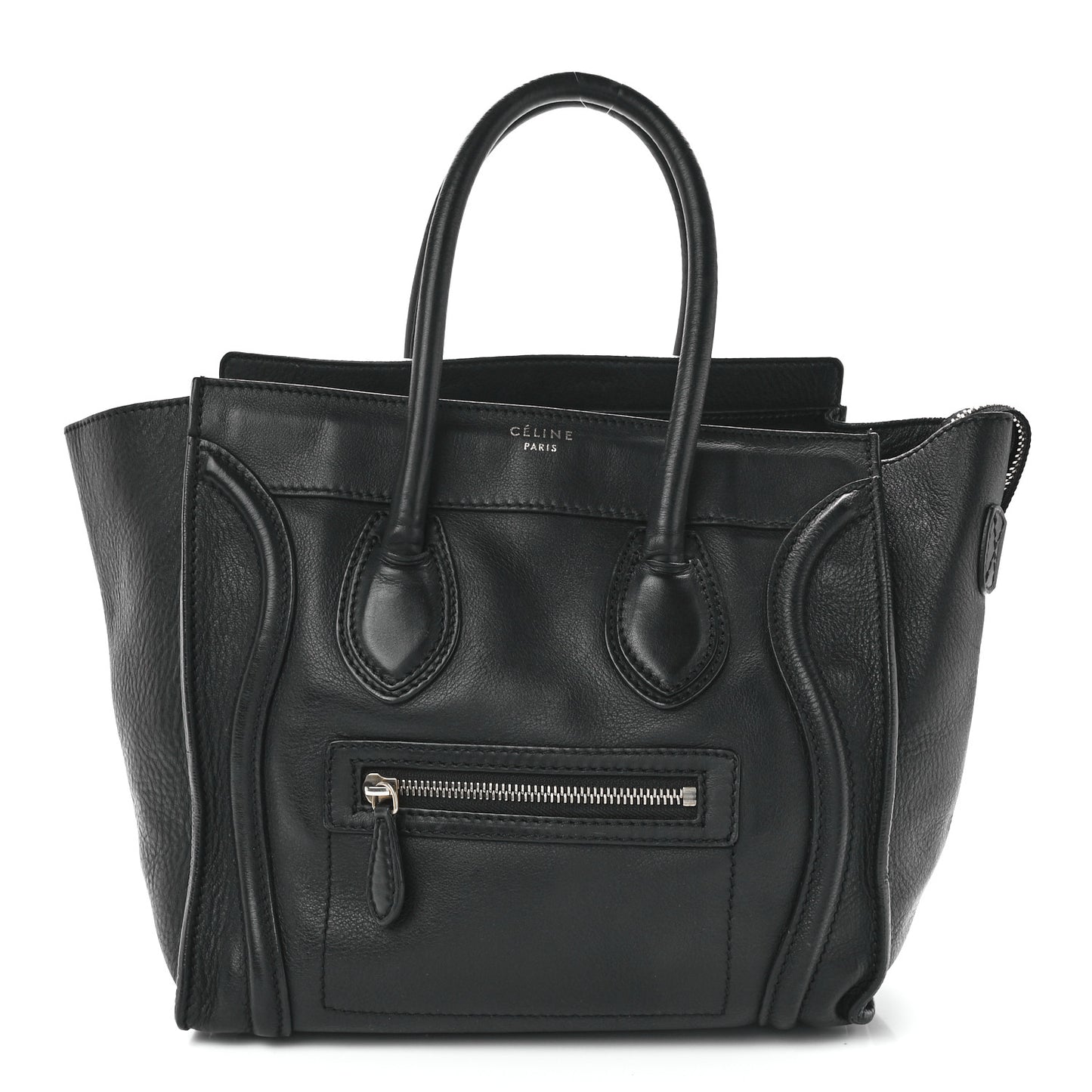 Smooth Calfskin Micro Luggage Black