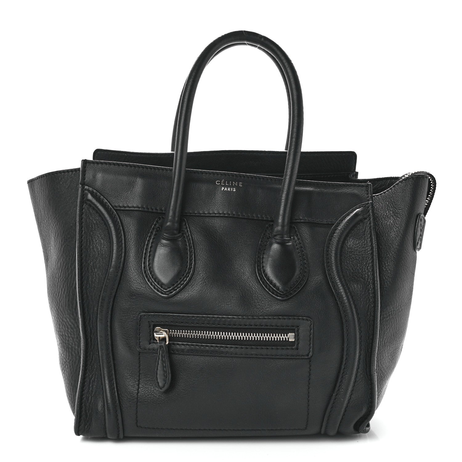 Celine Smooth Calfskin Micro Luggage Black 1 of 12