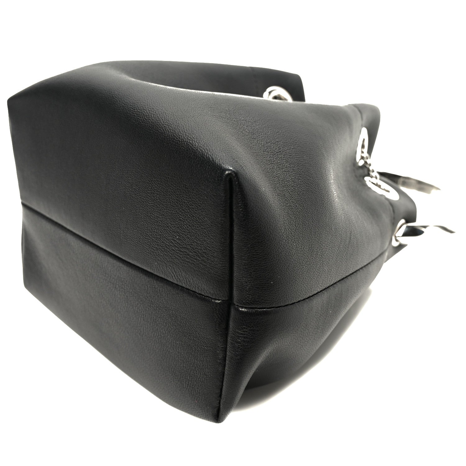Jimmy Choo Calfskin Bon Bon Bag Bucket Bag Black 9 of 9