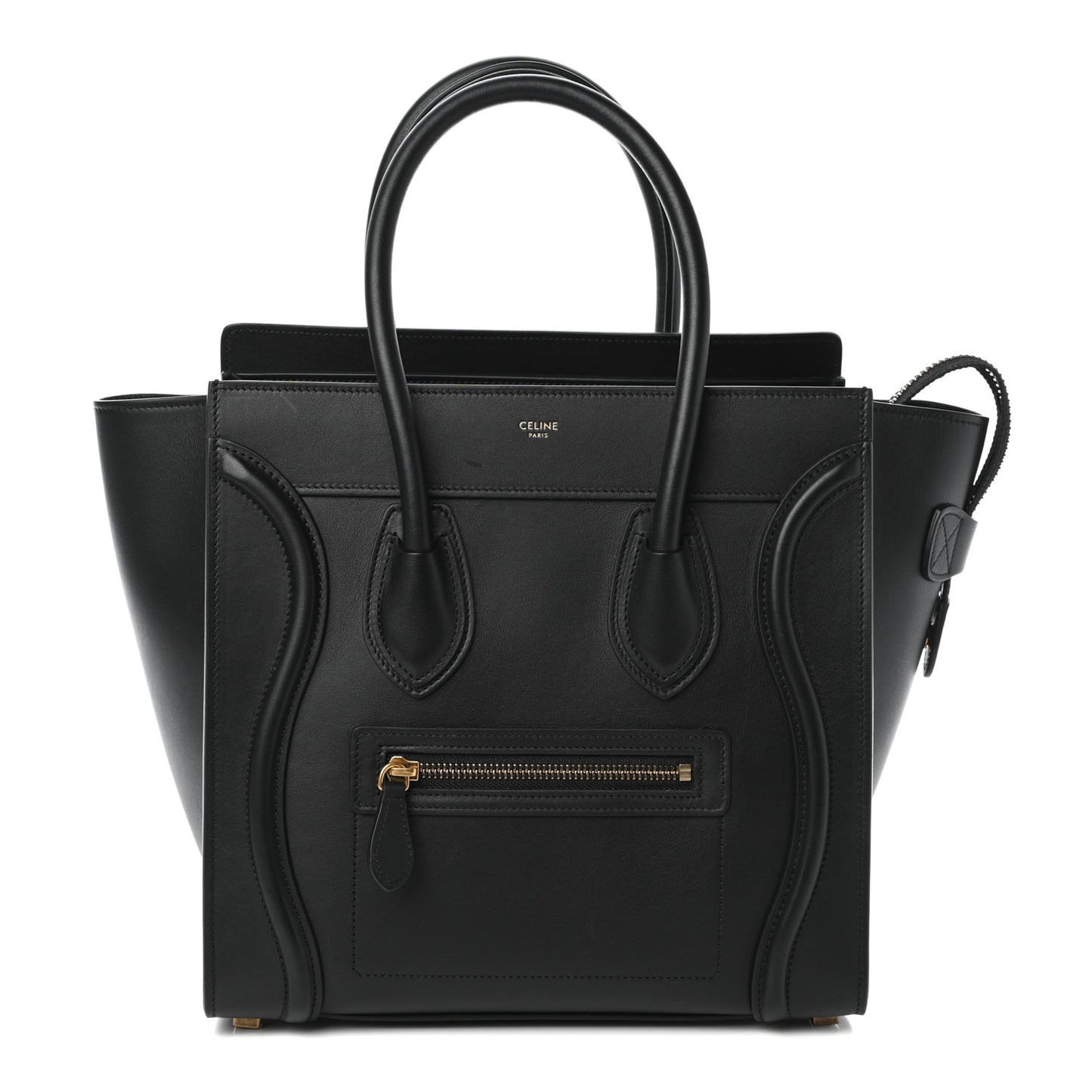 Smooth Calfskin Micro Luggage Black