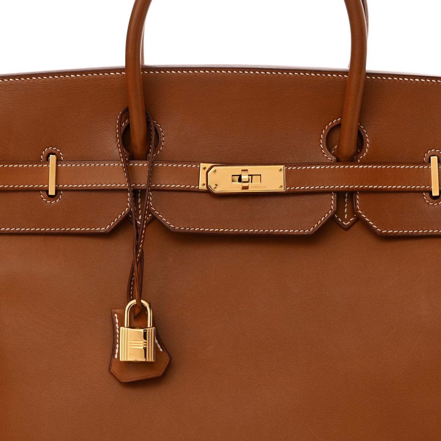 Natural Barenia Birkin 40 Fauve