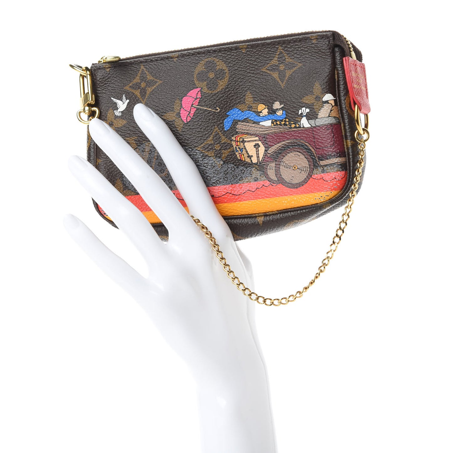 Monogram 2015 Christmas Animation Mini Pochette Accessories