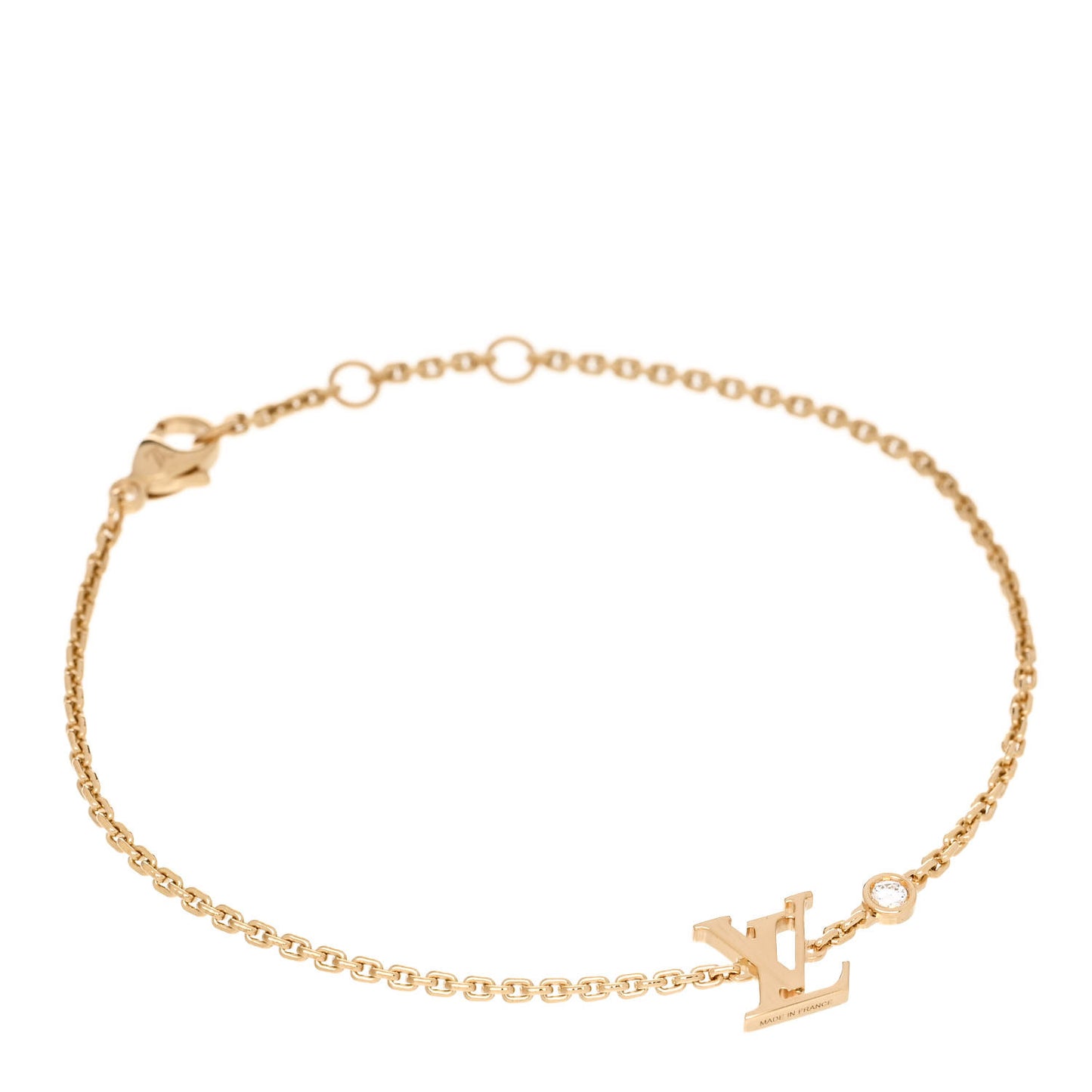 18K Yellow Gold Diamond Idylle Blossom LV Bracelet
