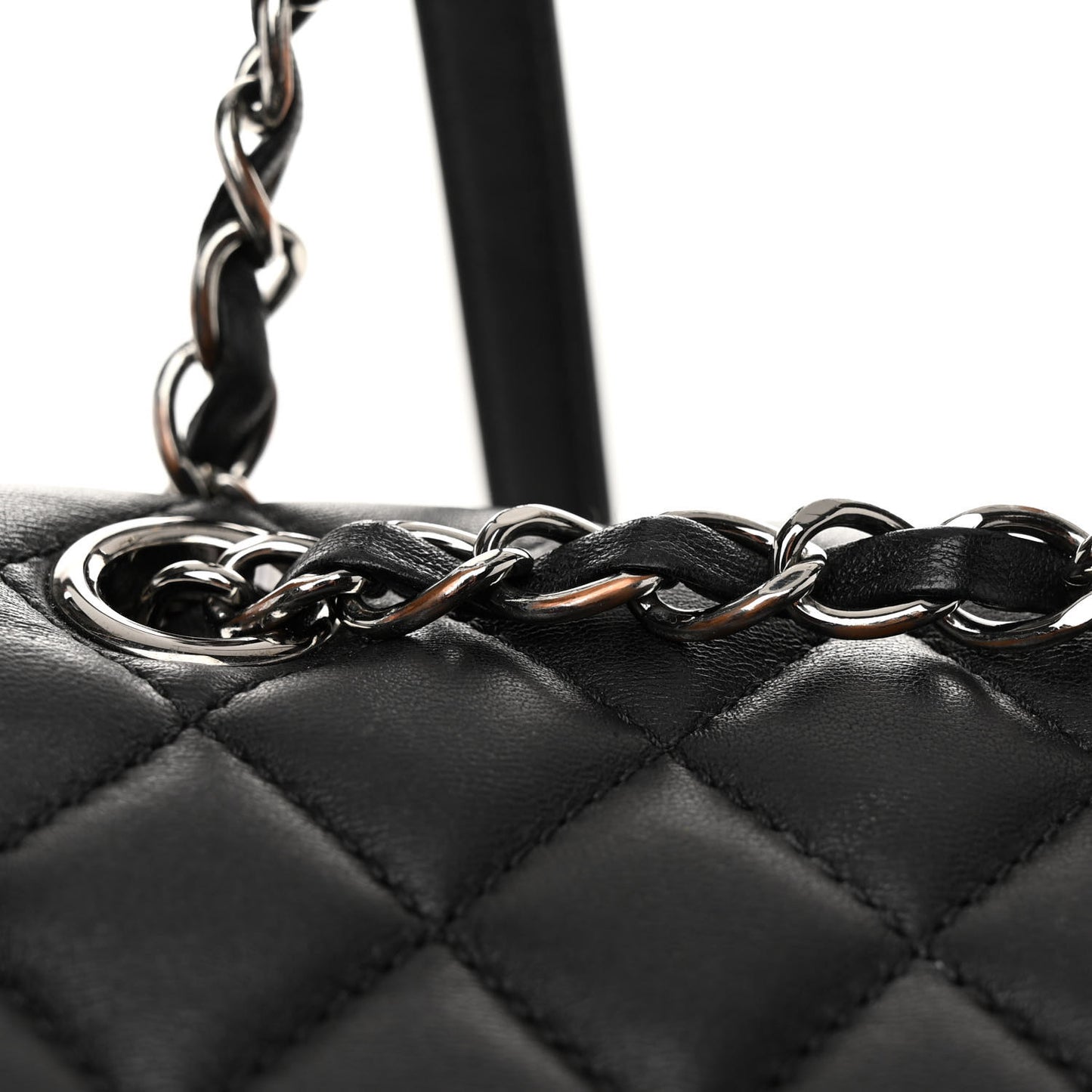 Lambskin Quilted Large Urban Spirit Backpack Black