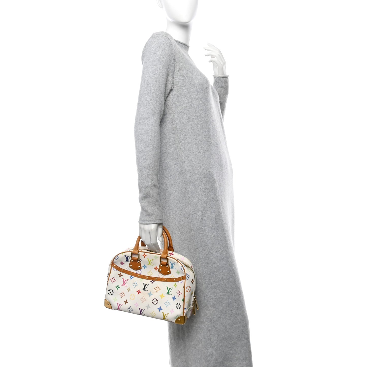 Monogram Multicolor Trouville White