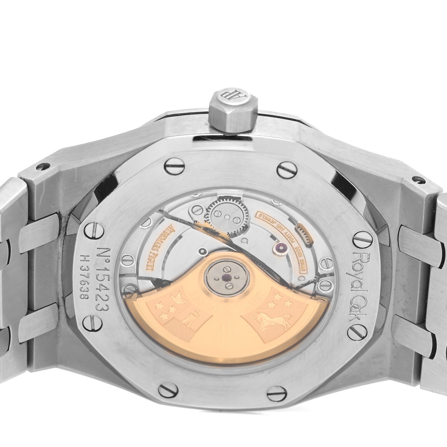 Audemars Piguet Stainless Steel 39mm Royal Oak Automatic Watch Black 15300ST 4 of 5