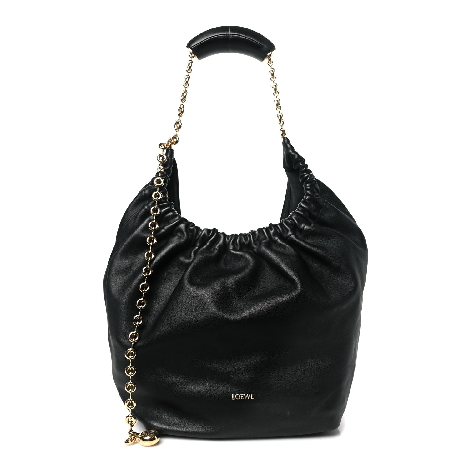 Loewe Buttery Nappa Lambskin Medium Squeeze Bag Black 1 of 9