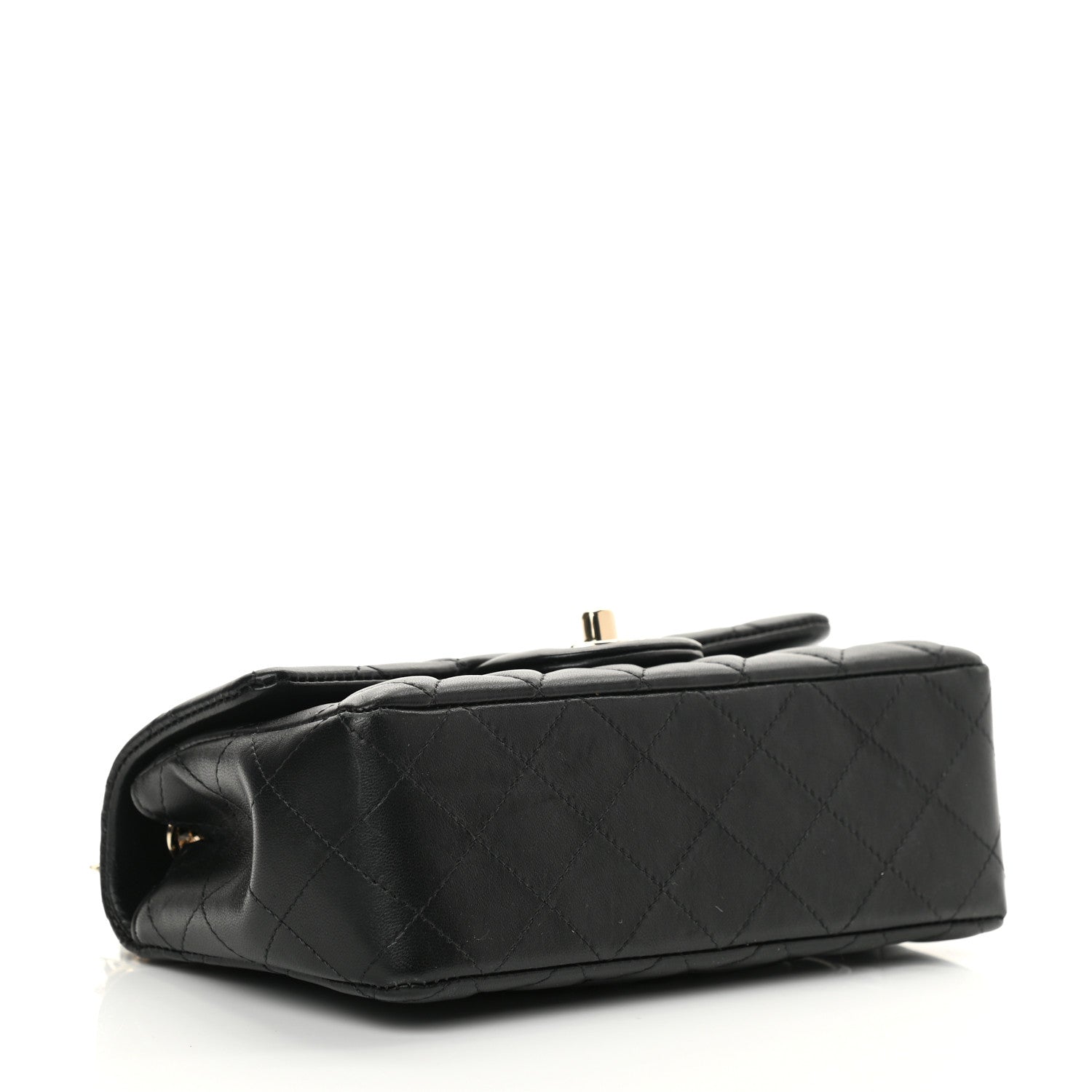 Chanel Lambskin Quilted Mini Coco Charms Rectangular Flap Black 7 of 17