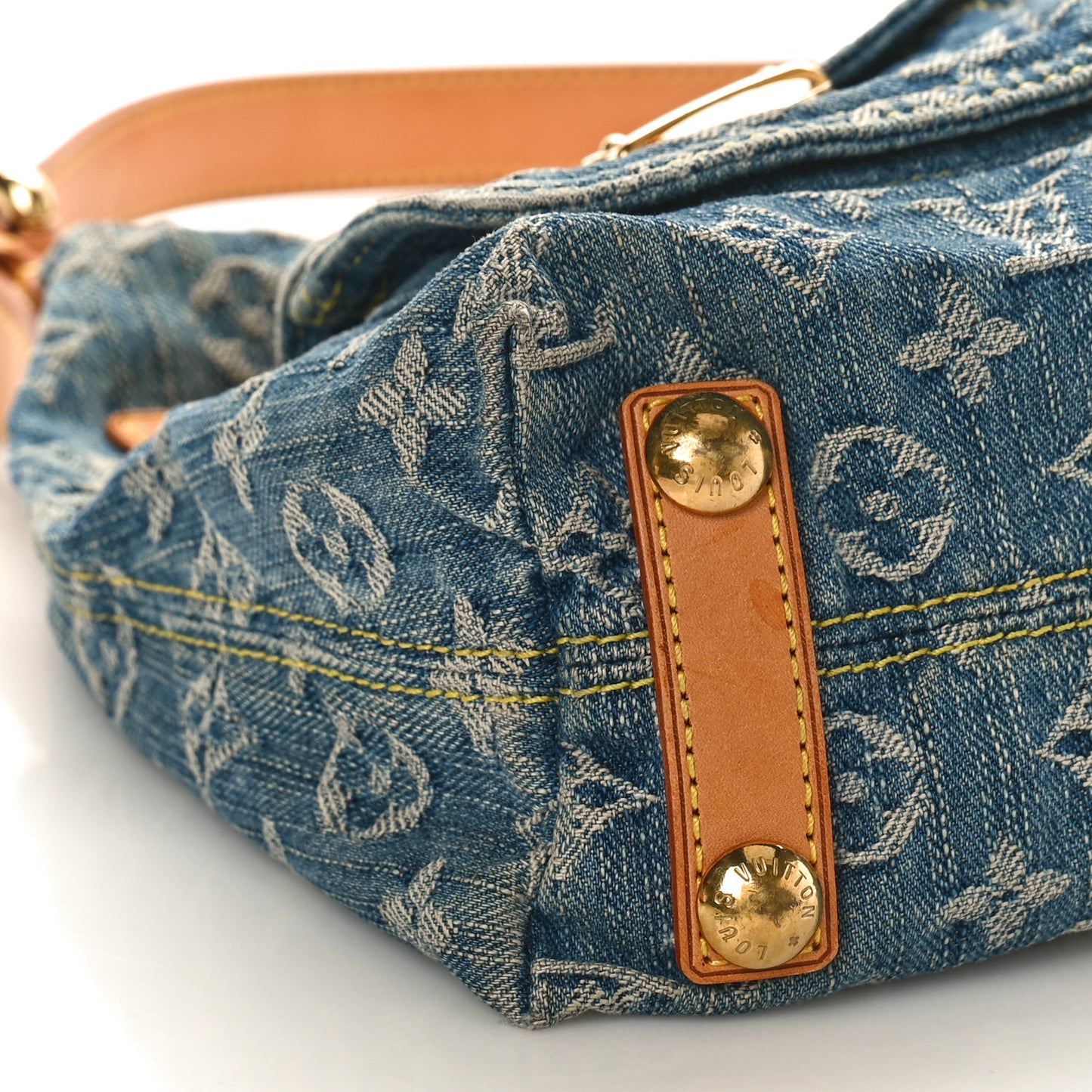 Monogram Denim Baggy PM Blue