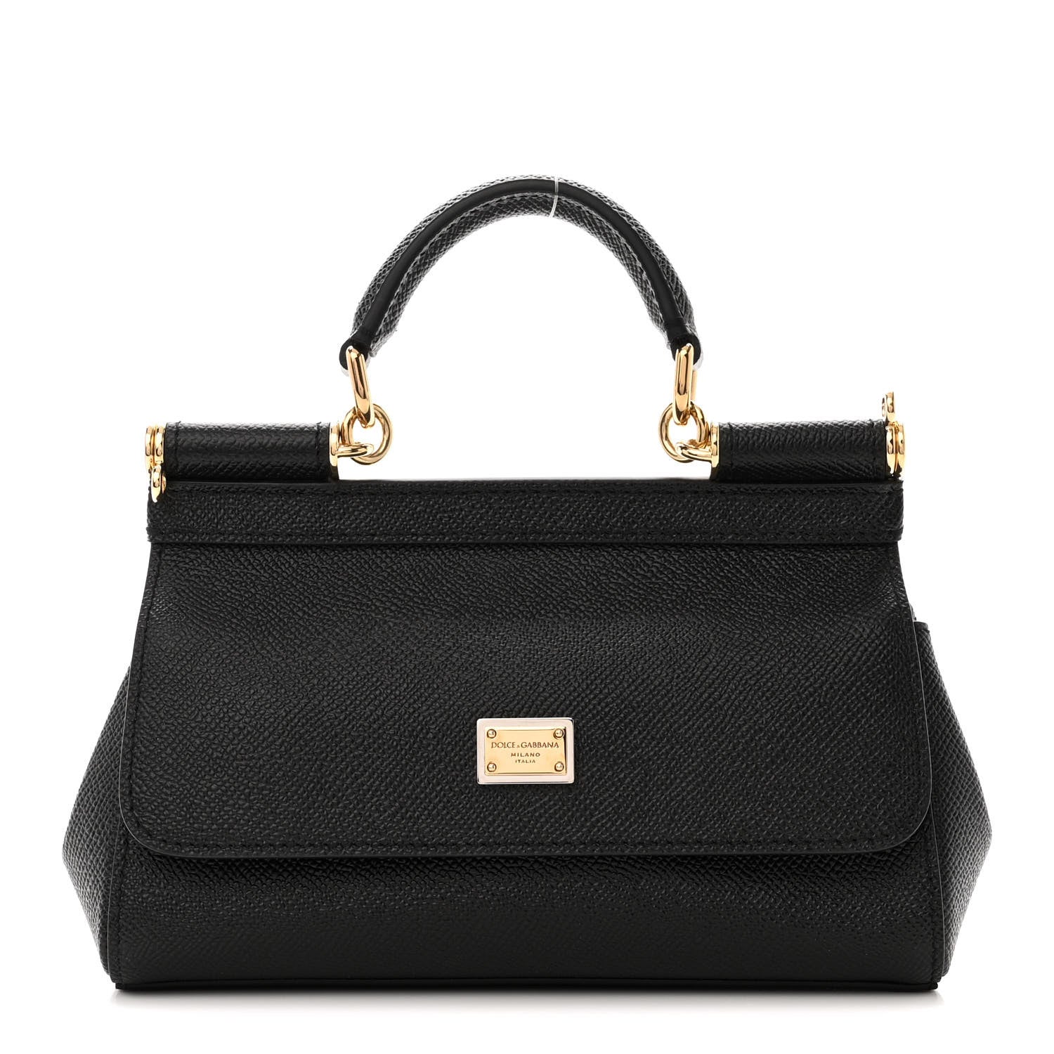 Dolce & Gabbana Dauphine Small Miss Sicily Satchel Black 1 of 9