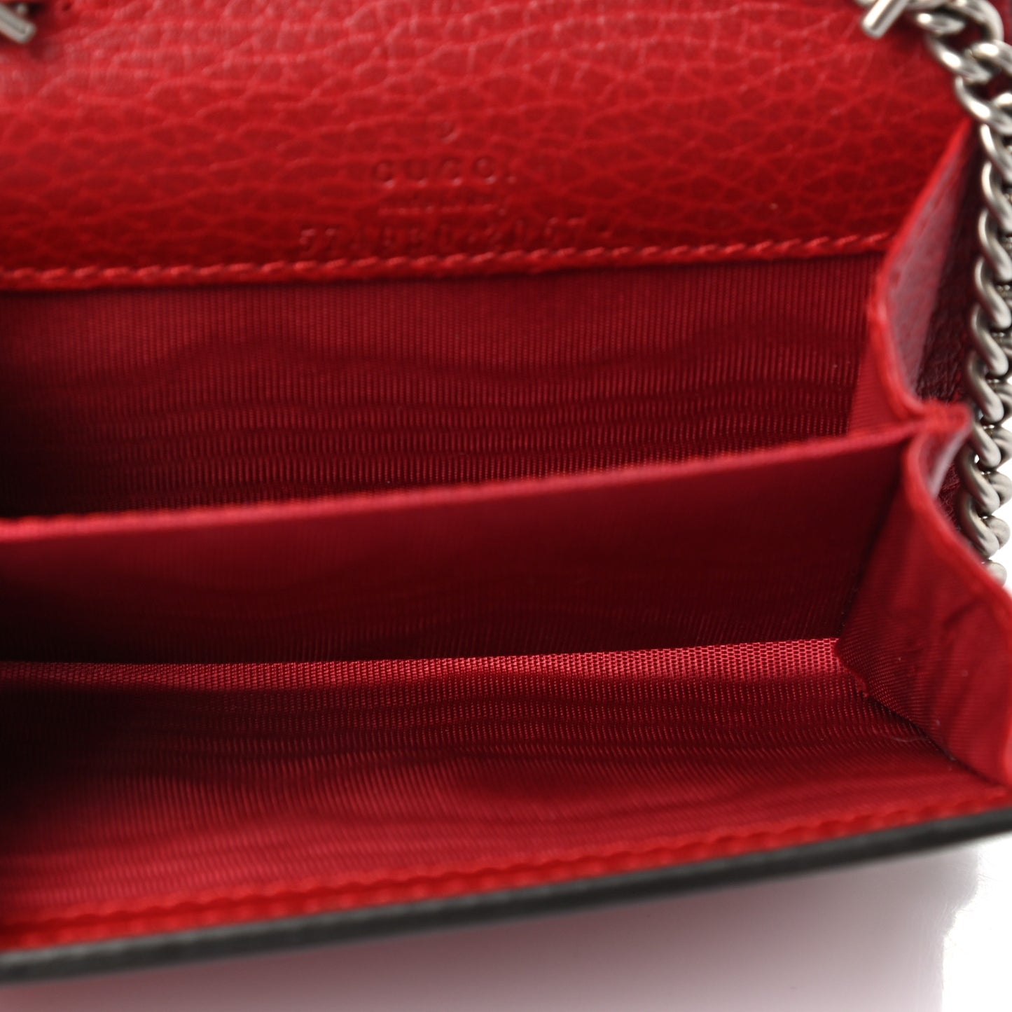 Calfskin Dionysus Coin Purse Hibiscus Red