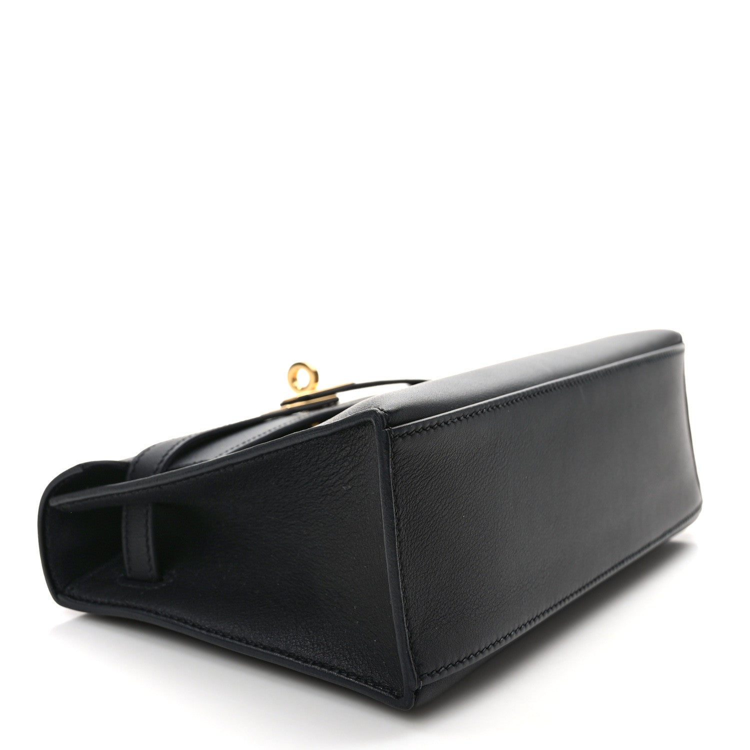 Hermes Swift Kelly Pochette Clutch Black 4 of 9