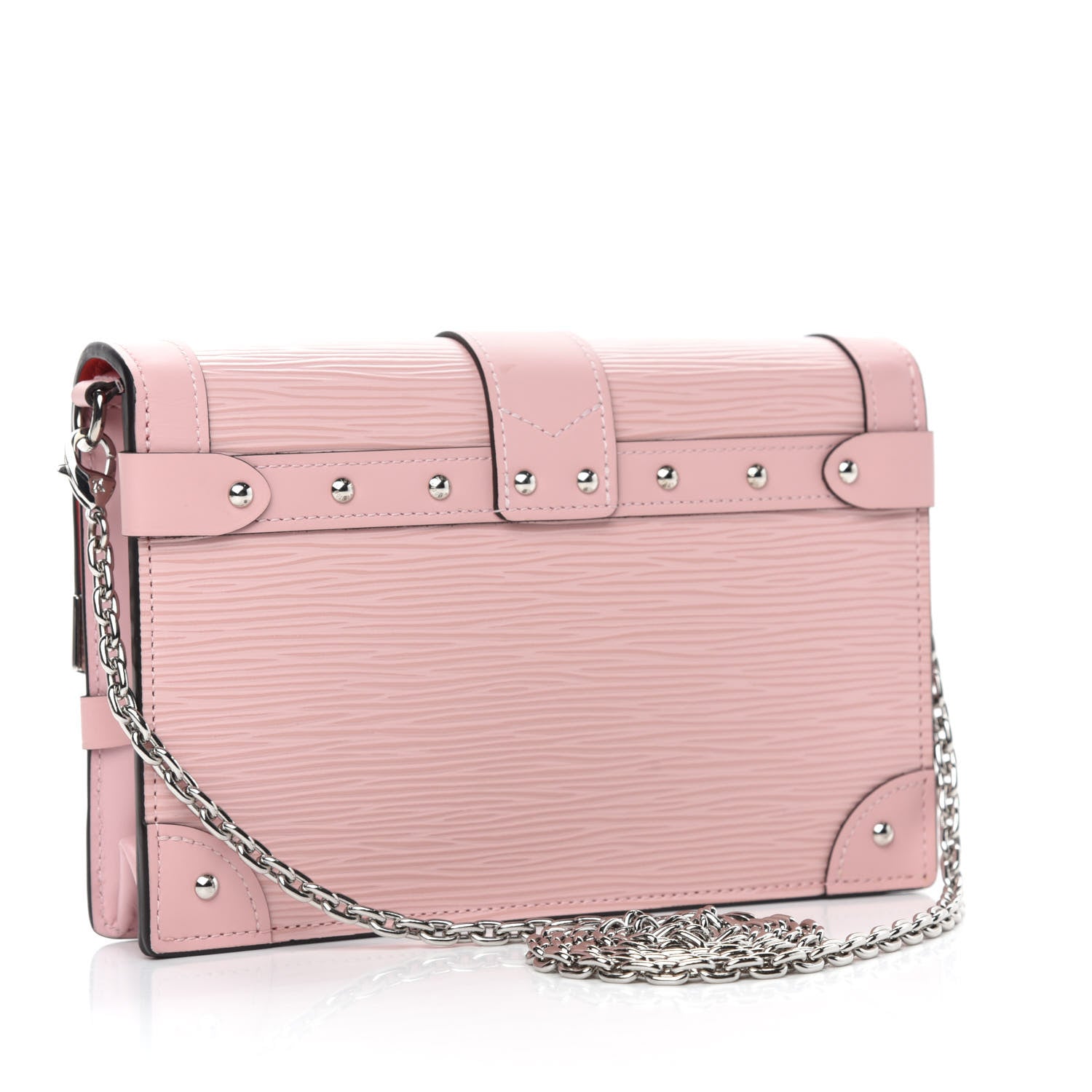 Louis Vuitton Epi Trunk Chain Wallet Rose Ballerine 3 of 10