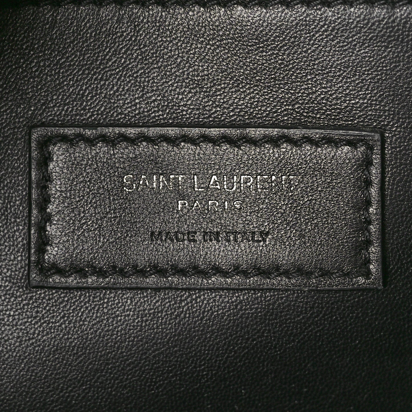Grain De Poudre Medium West Hollywood Monogram Fold-Over Black