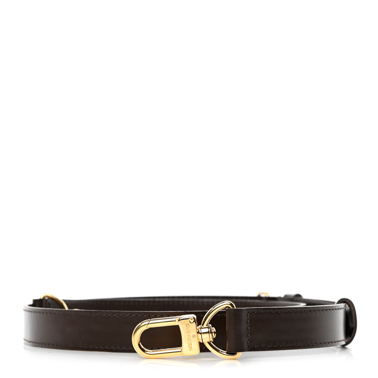 Calfskin Adjustable Speedy Bandouliere Shoulder Strap Brown