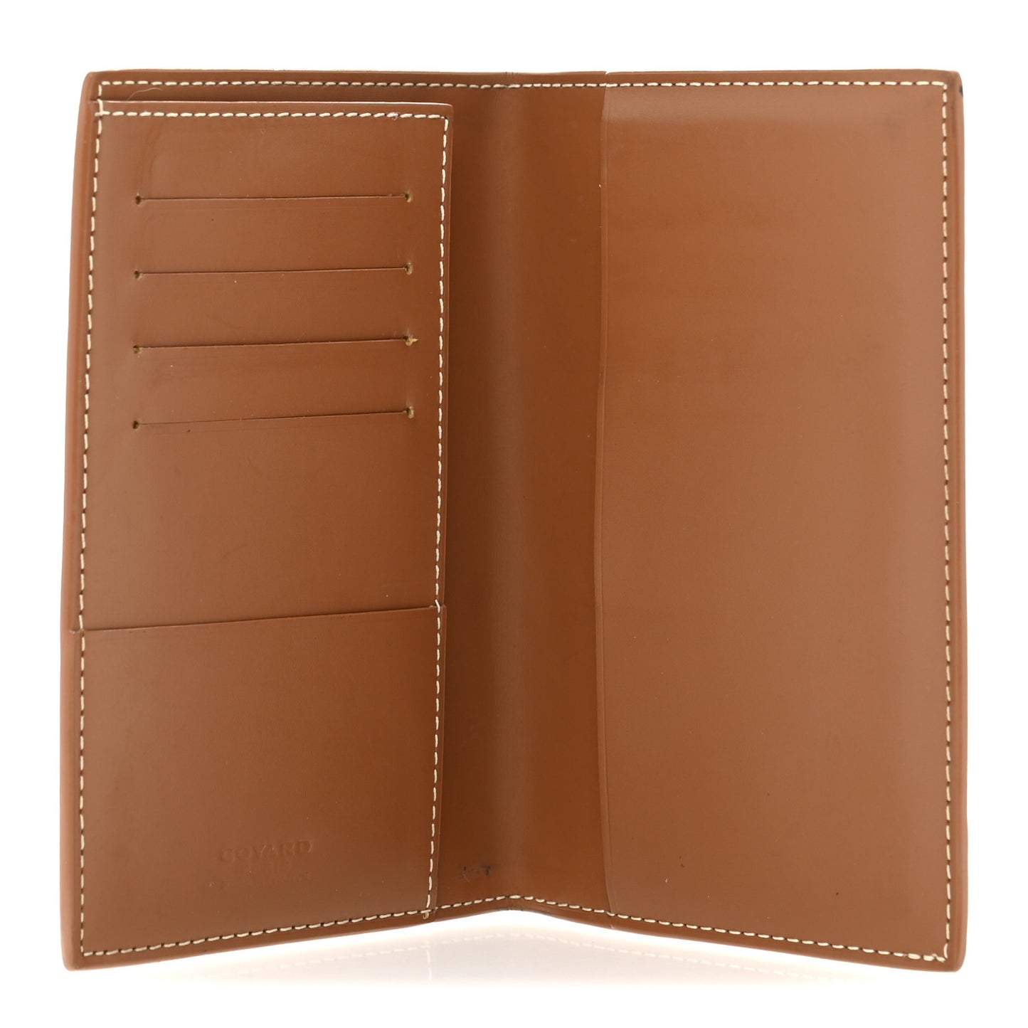 Goyardine Grenelle Passport Wallet Black Gold