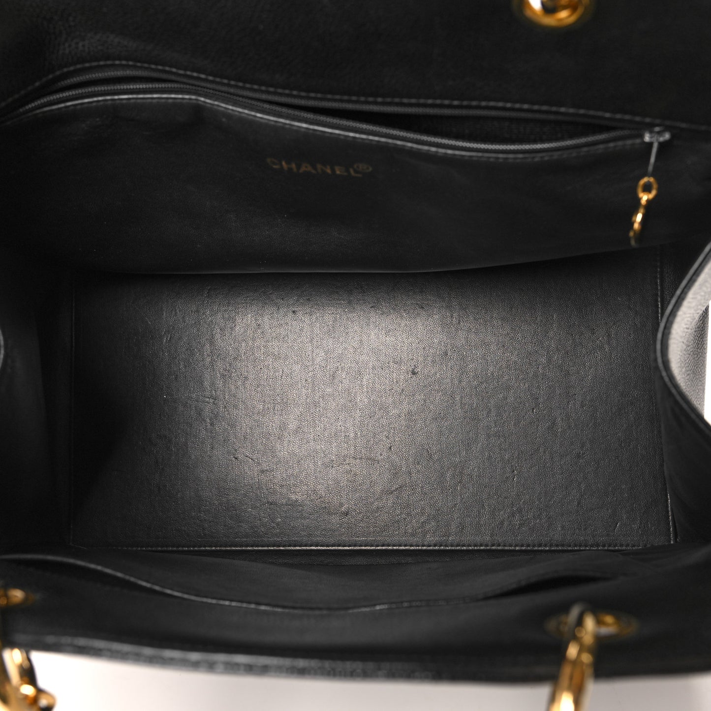 Caviar Quilted Grand Timeless Tote GTT Black