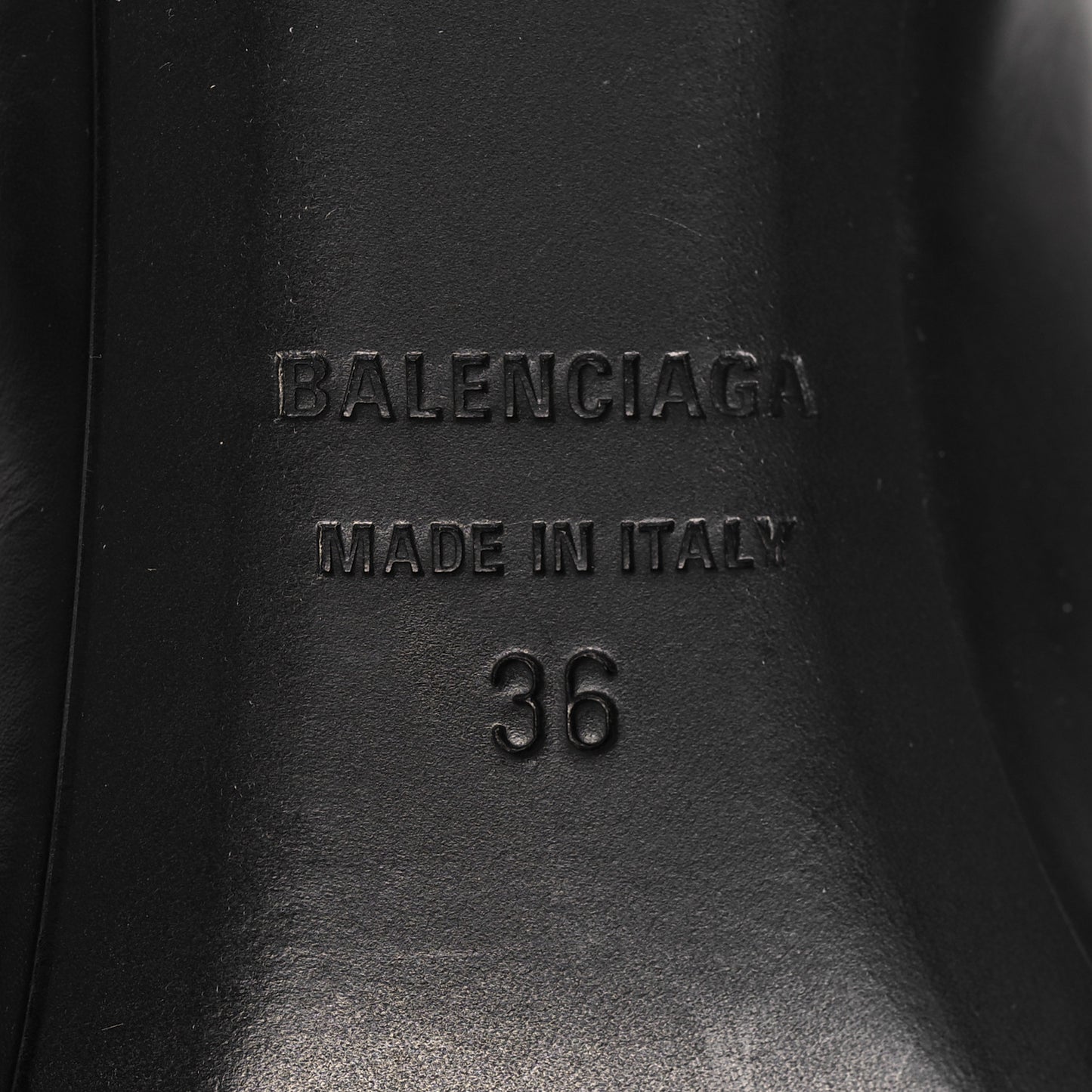 Soft Calfskin Blade Bootie 36 Black