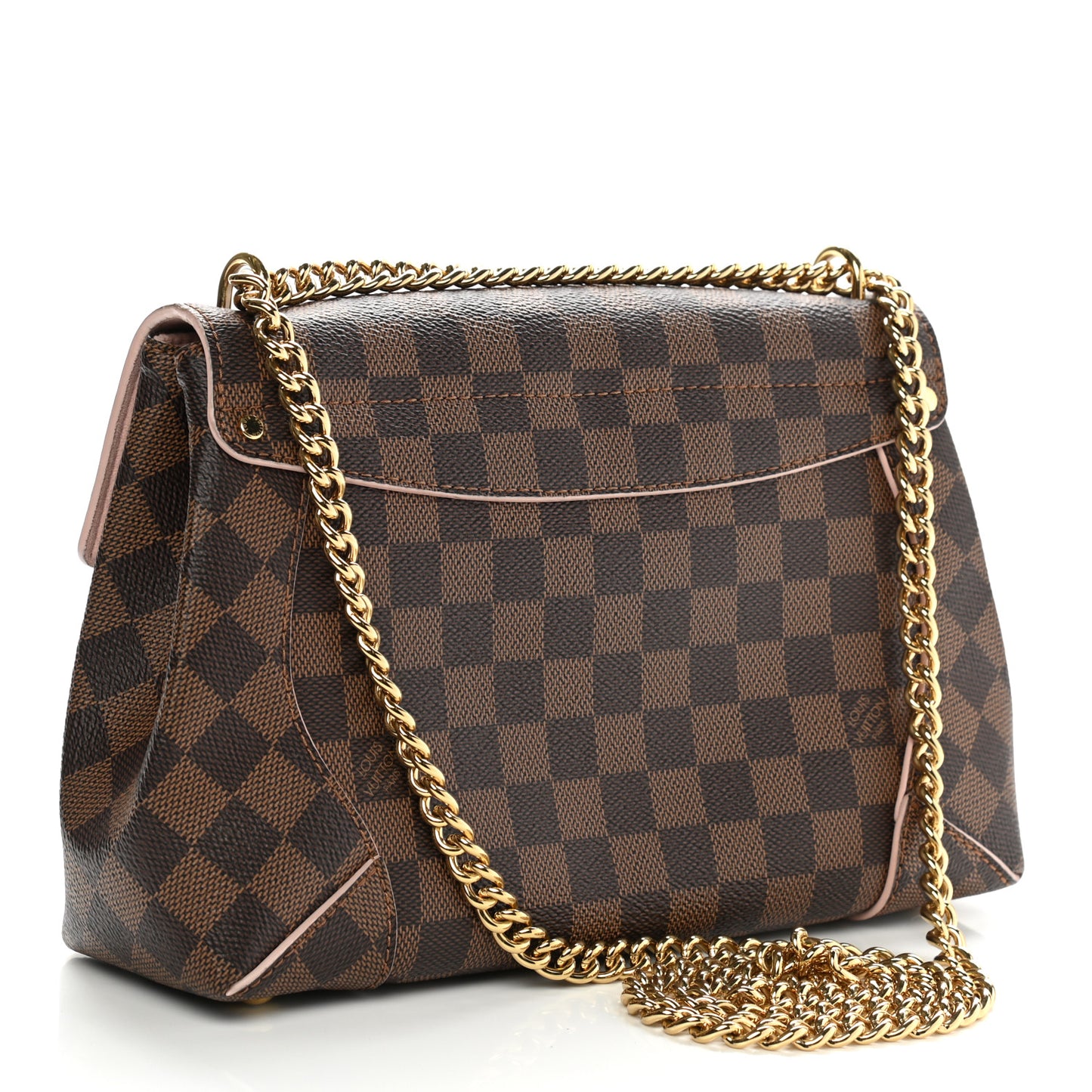 Damier Ebene Caissa Clutch Rose Ballerine