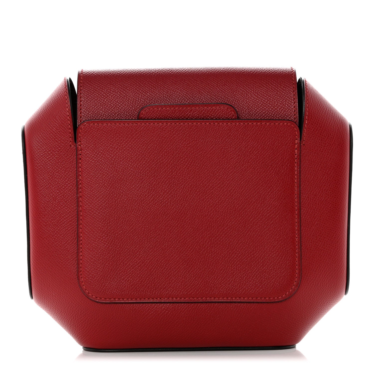 Hermes Epsom Octogone Clutch Rouge Grenat 1 of 9