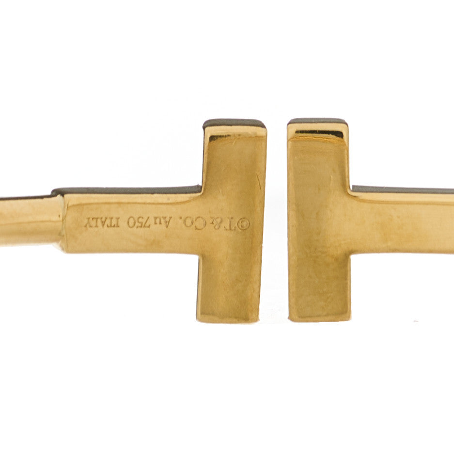 18K Yellow Gold T Wire Bracelet