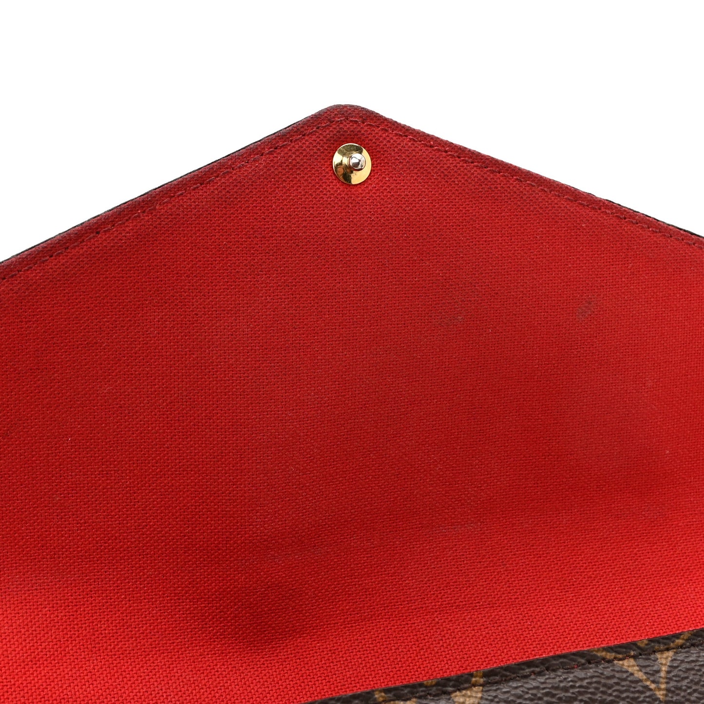 Monogram My LV World Tour Pochette Felicie Chain Wallet Coquelicot