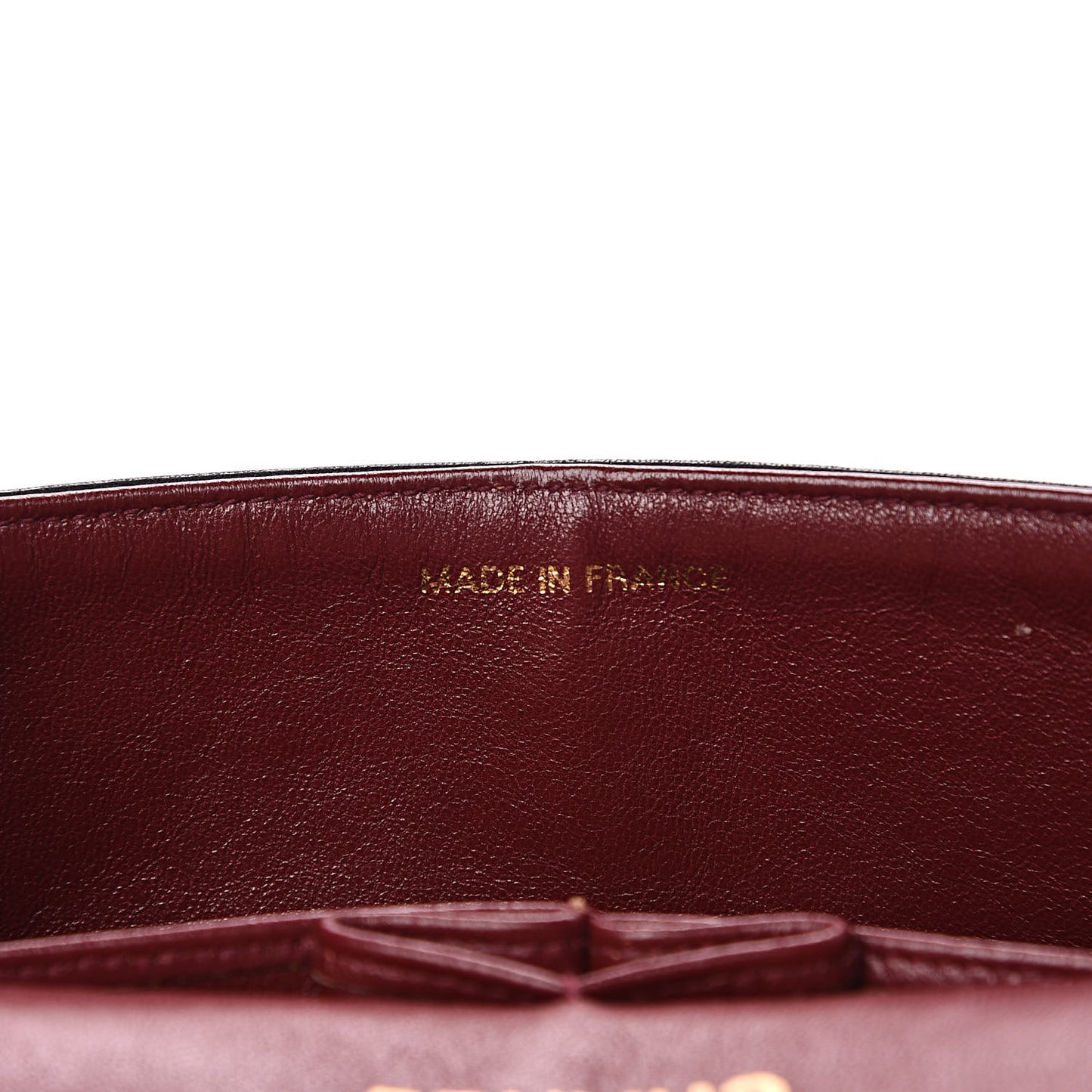 Lambskin Quilted Small Double Flap Black