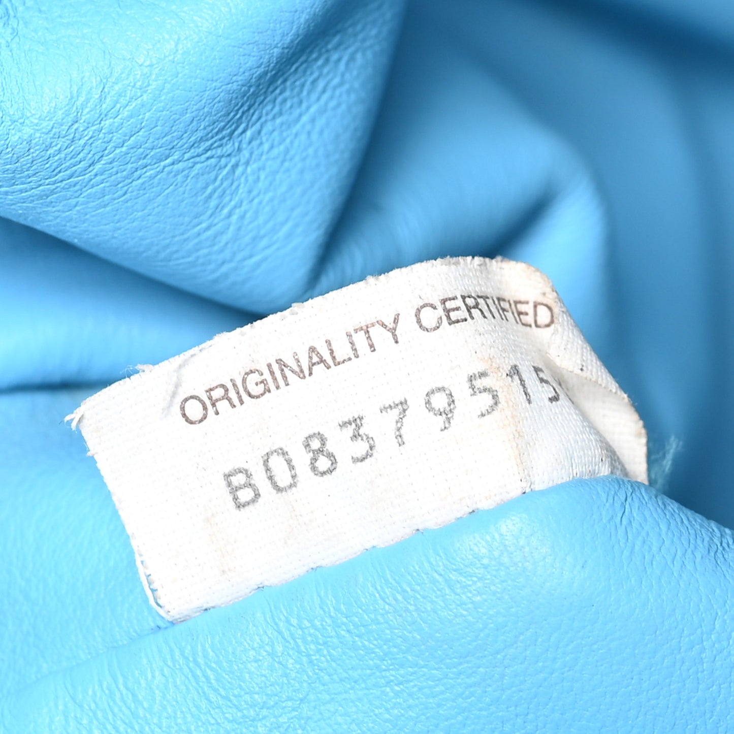 Smooth Butter Calf The Pouch Oversized Clutch Sky Blue