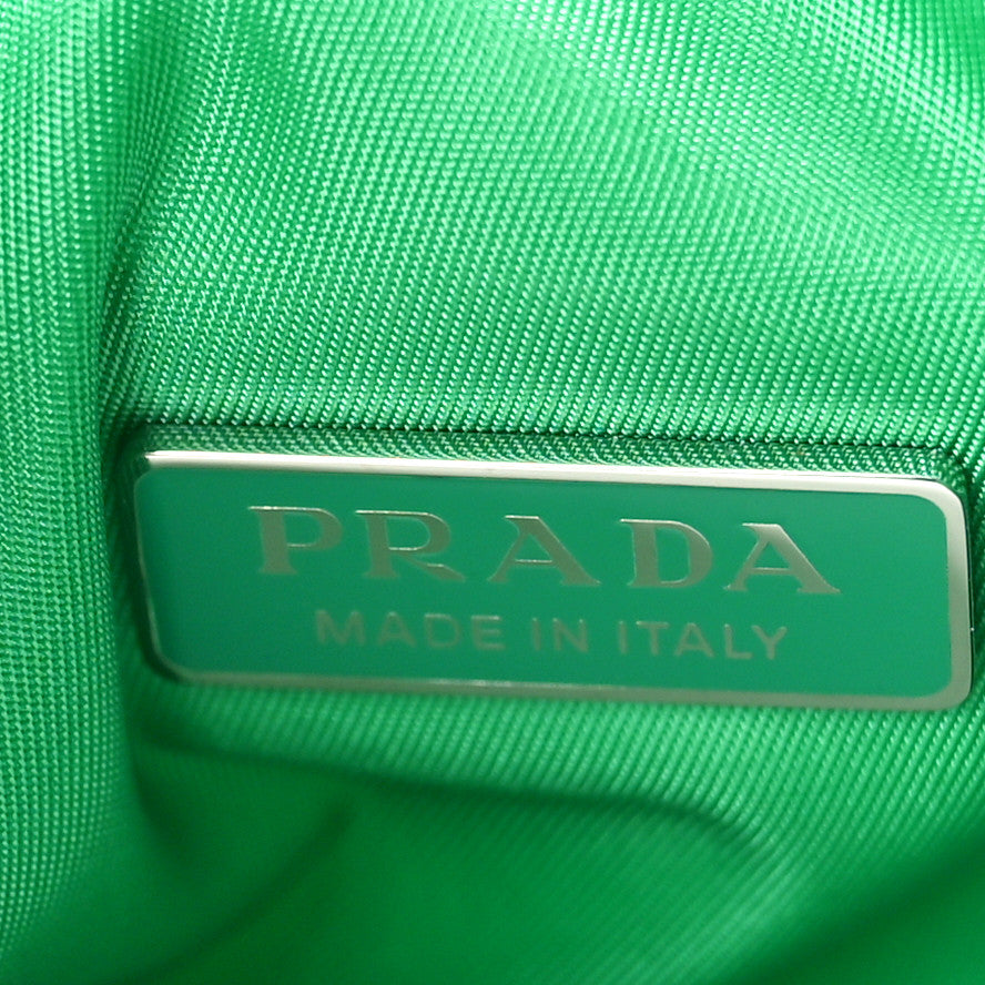 Prada Re-Nylon Soft Padded Small Double Handled Shoulder Bag Mango 6 of 9
