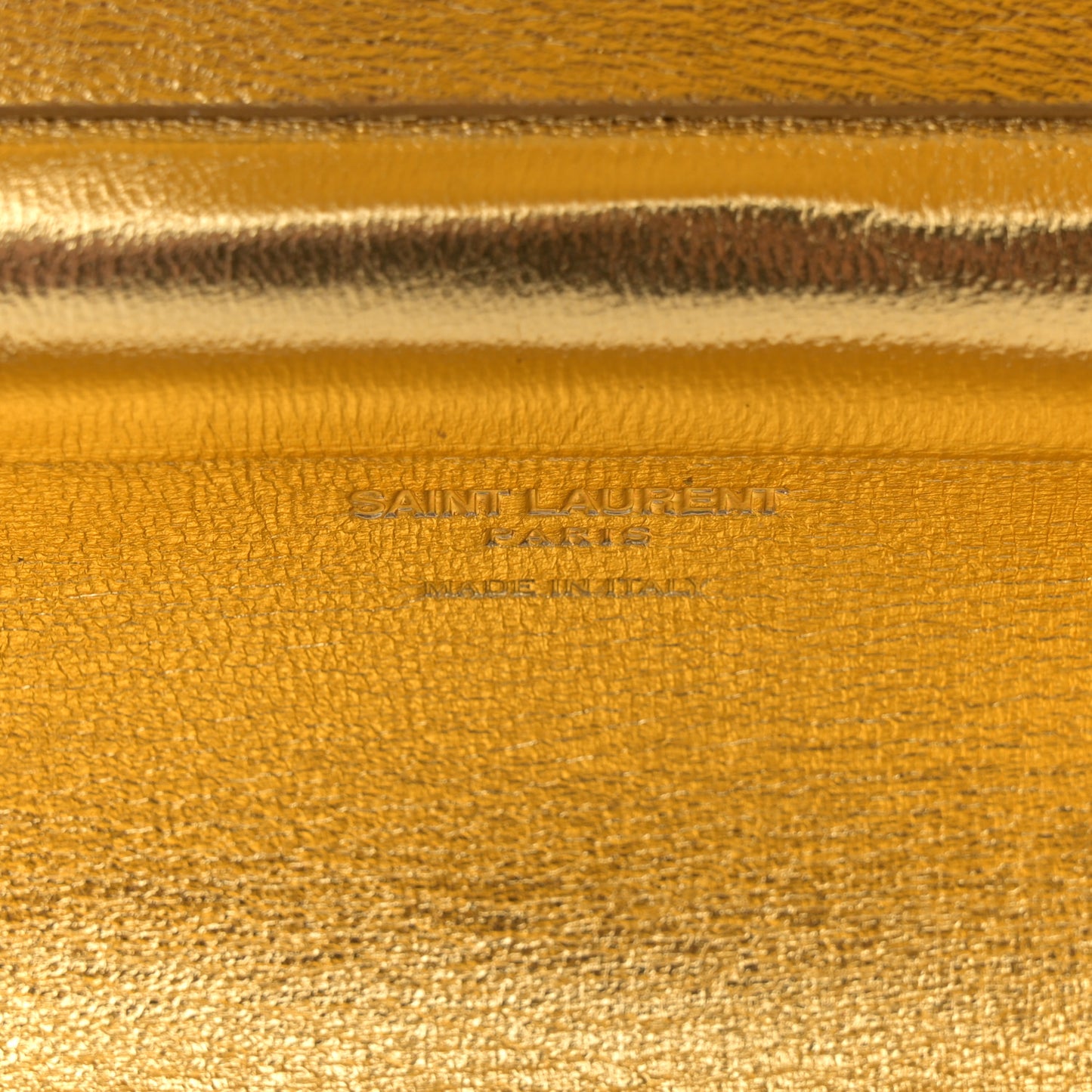 Ribbed Plexiglass Lambskin Fringe Monogram Opium Box Bag Gold