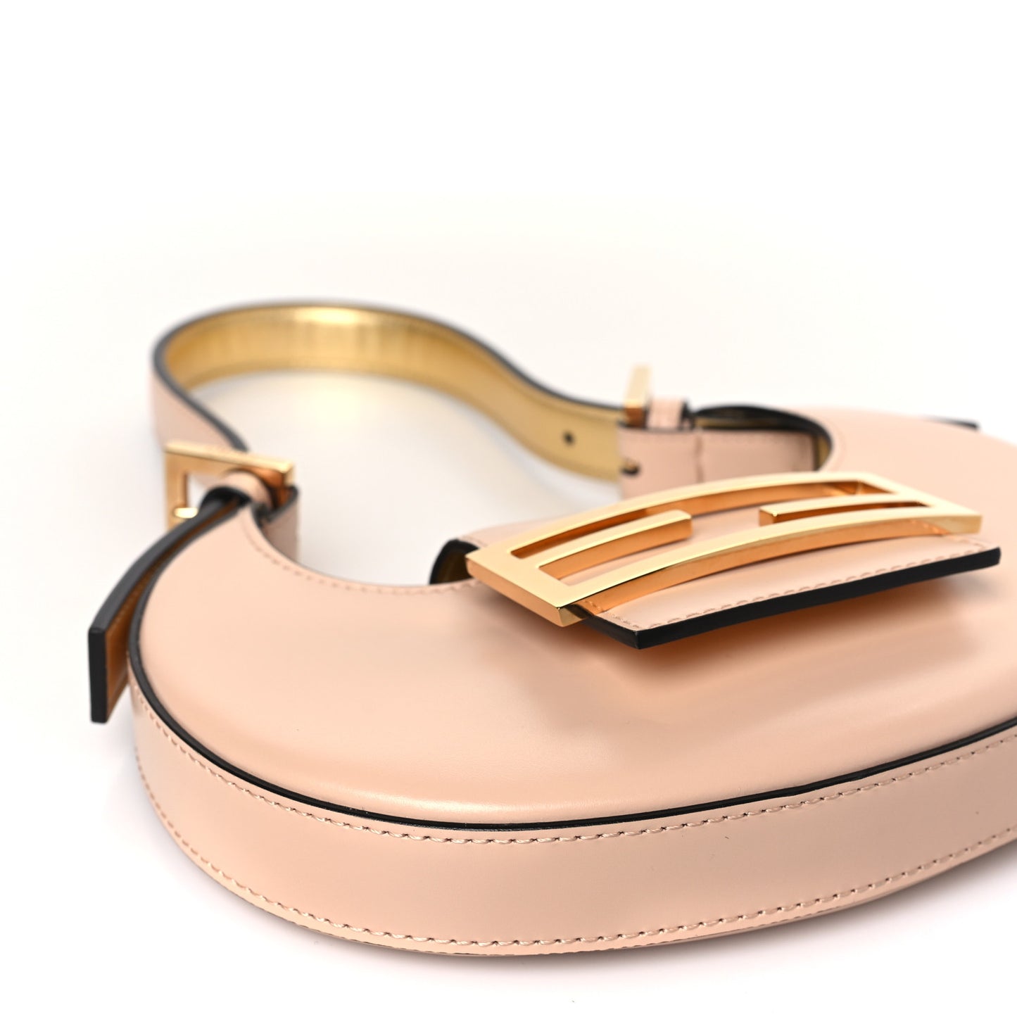 Vitello King Mini Cookie Hobo Bag Light Rose