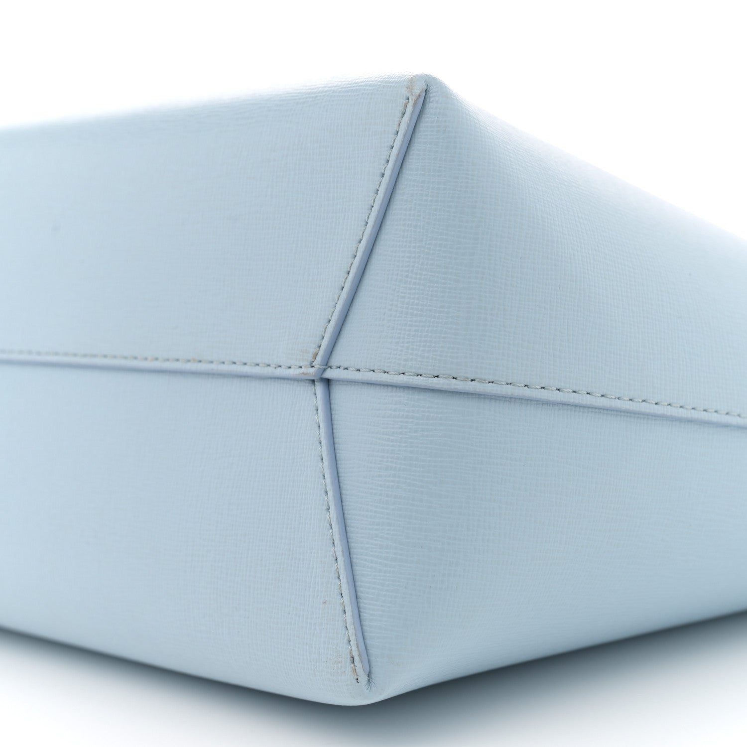 Mansur Gavriel Saffiano Small Zip Tote Light Blue 9 of 11