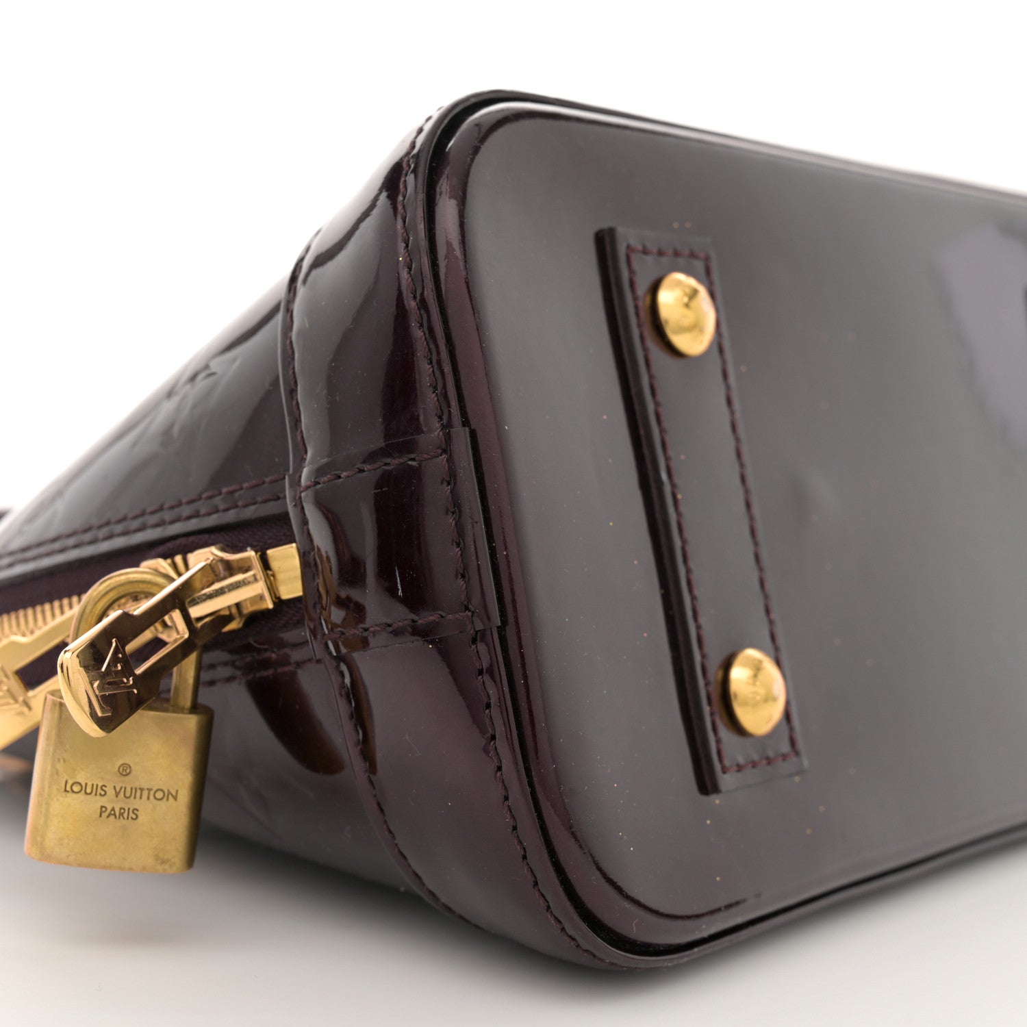 Louis Vuitton Vernis Alma BB Amarante 8 of 11