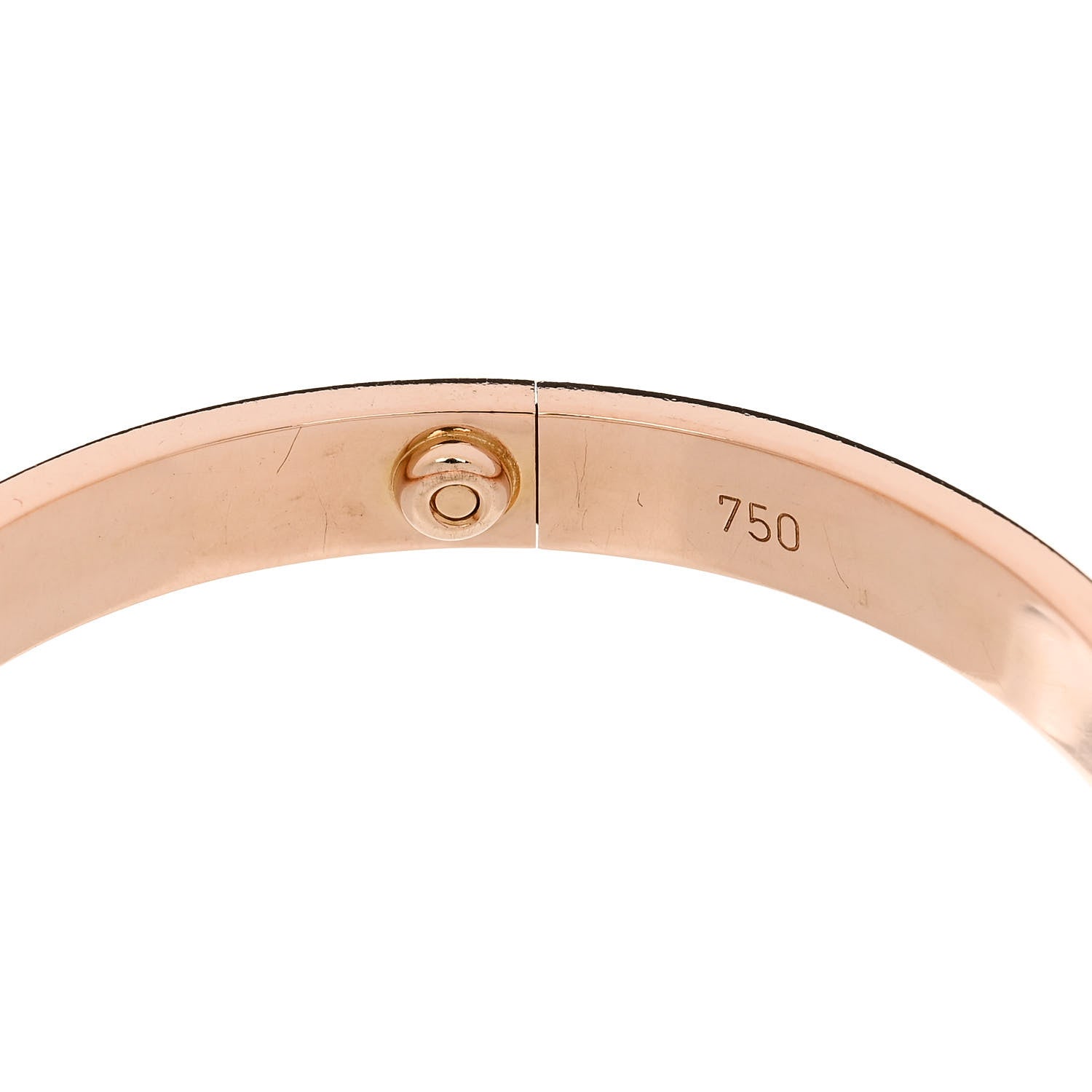 Cartier 18K Pink Gold LOVE Bracelet 17 7 of 8