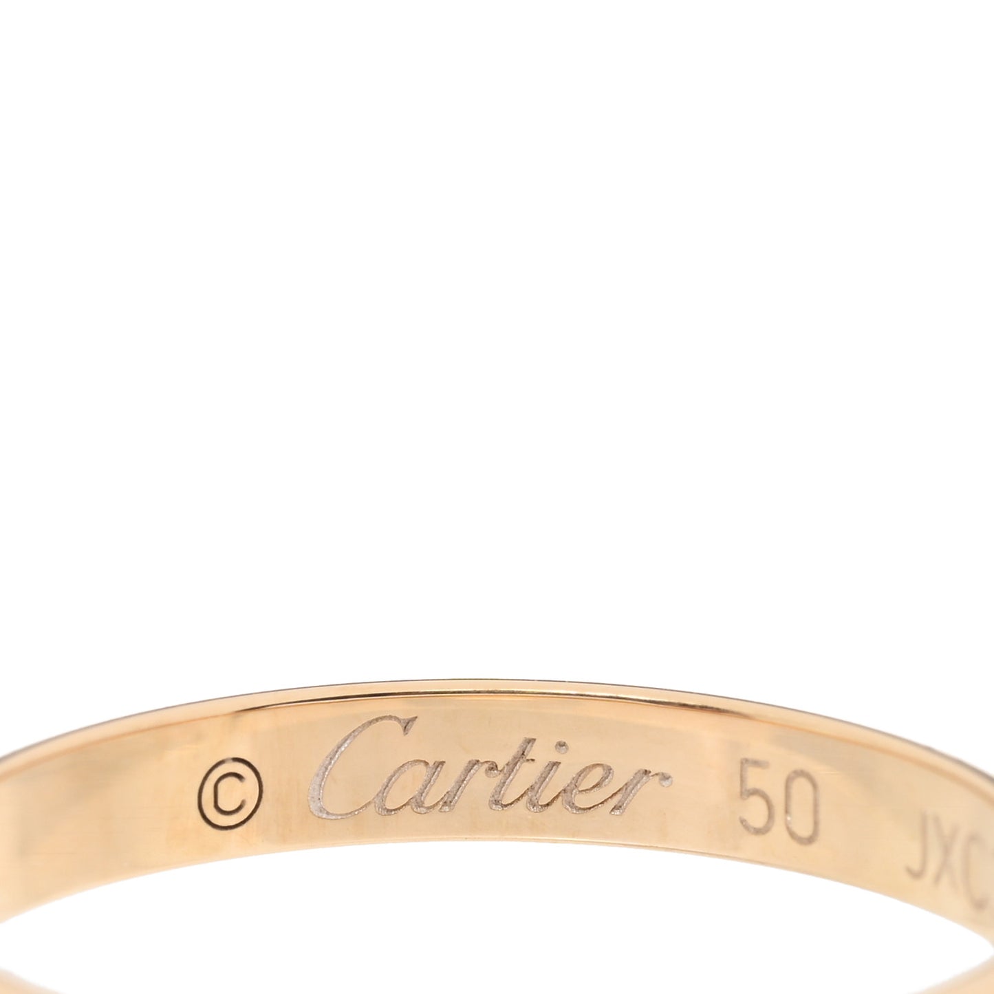 18K Yellow Gold 2.5mm 1895 Wedding Band Ring 50 5.25
