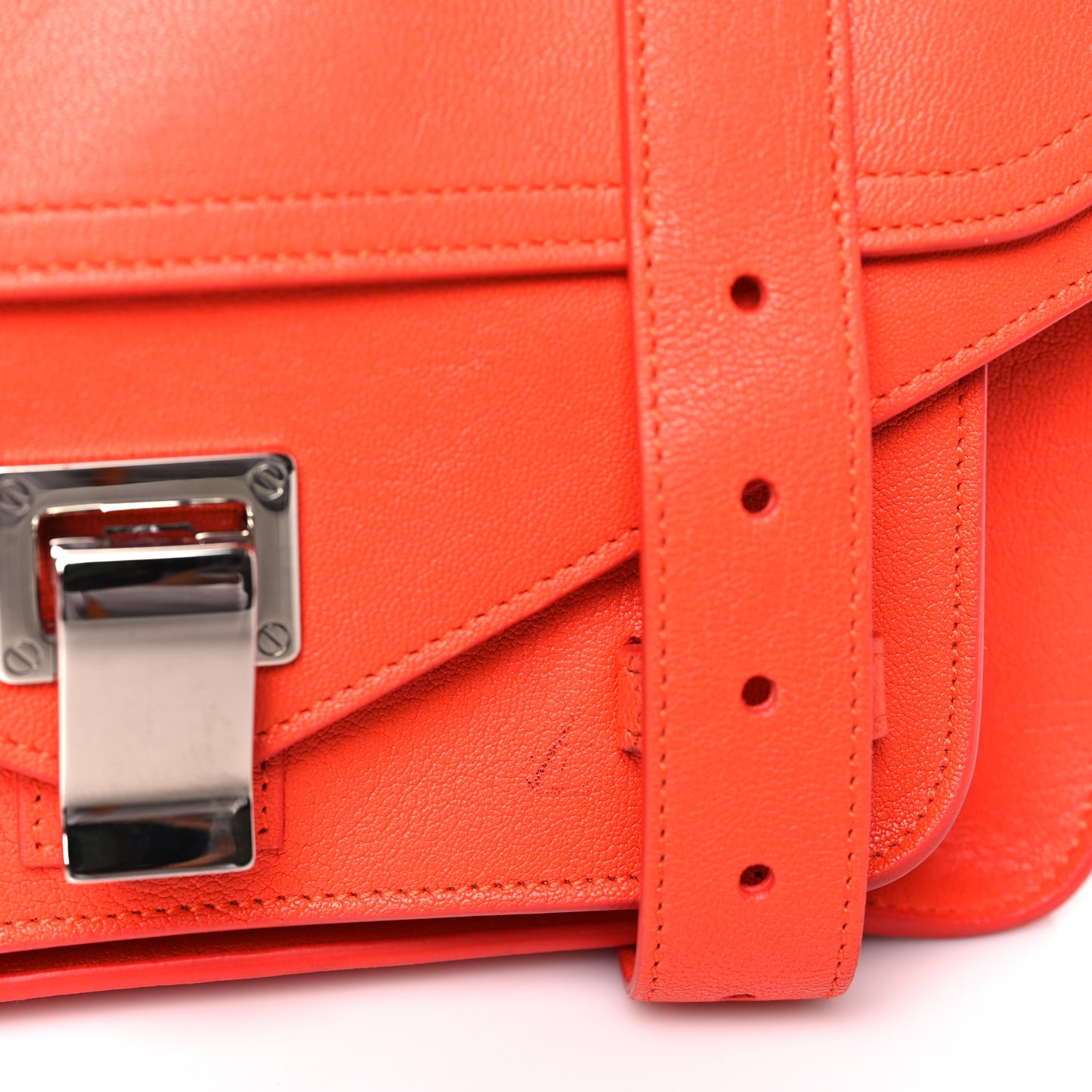 Lambskin Tiny PS1 Satchel Orange Pepper
