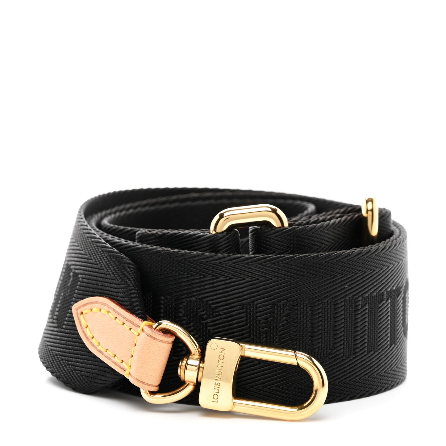 Monogram Multi Pochette Accessories Bandouliere Shoulder Strap Black