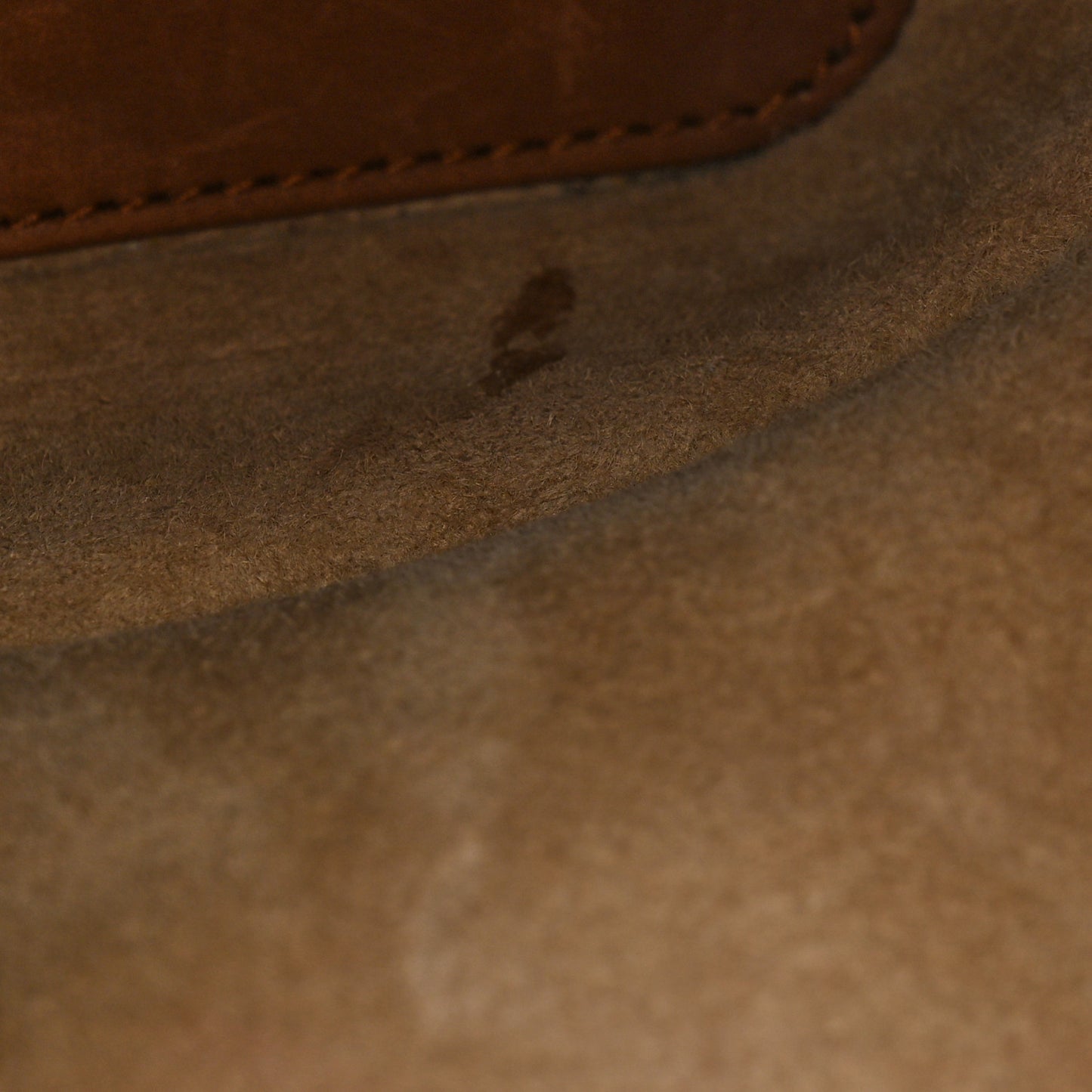 Shearling Calfskin Small Emmanuelle Bucket Bag Natural Beige