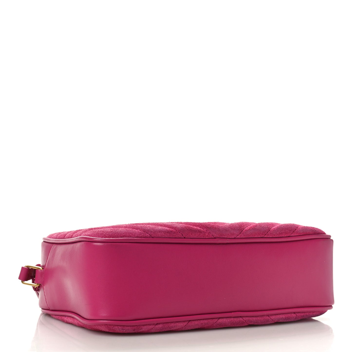 Suede Matelasse Monogram Lou Camera Bag Rose
