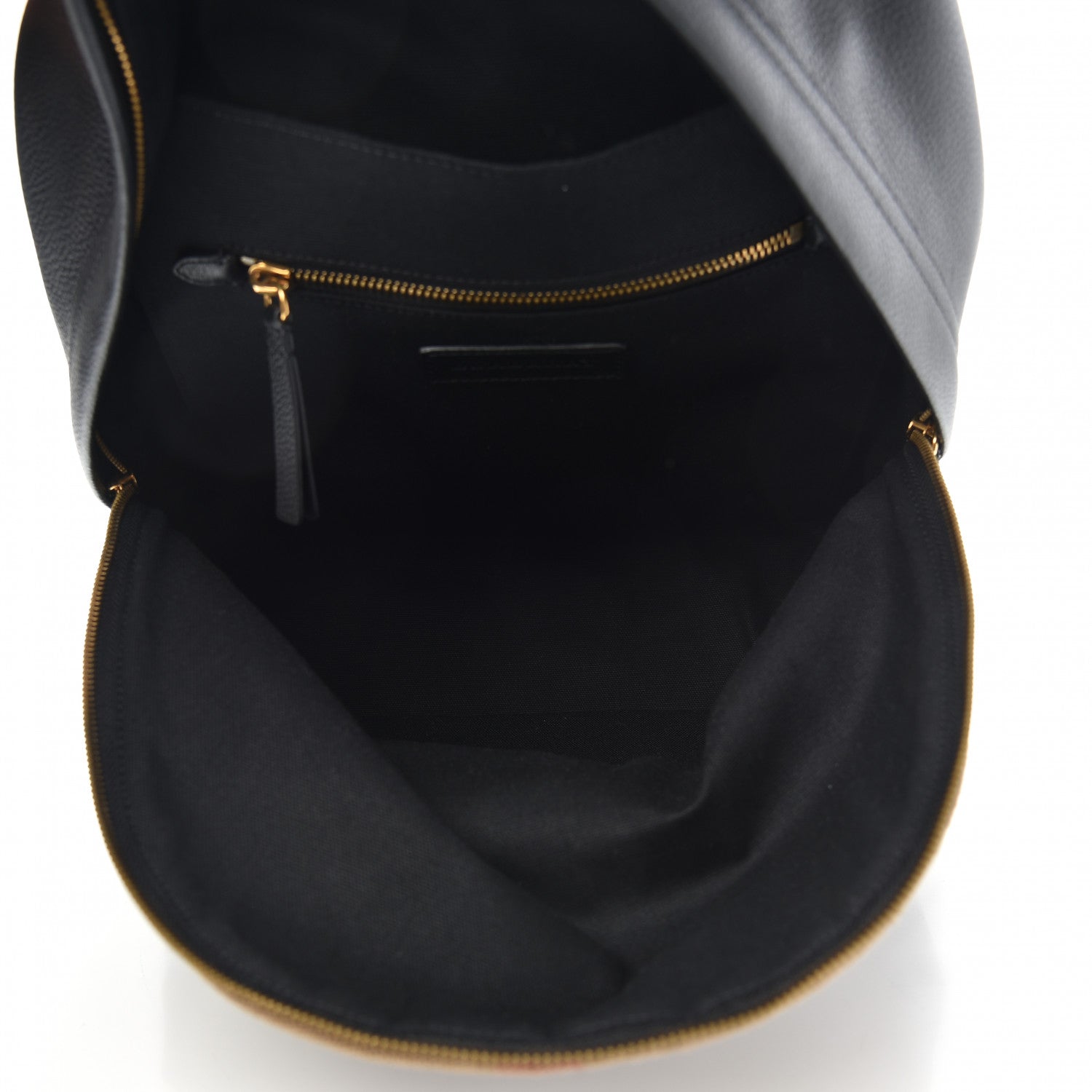 Burberry Mega Check Calfskin Abbeydale Simple Backpack Black Camel 4 of 8