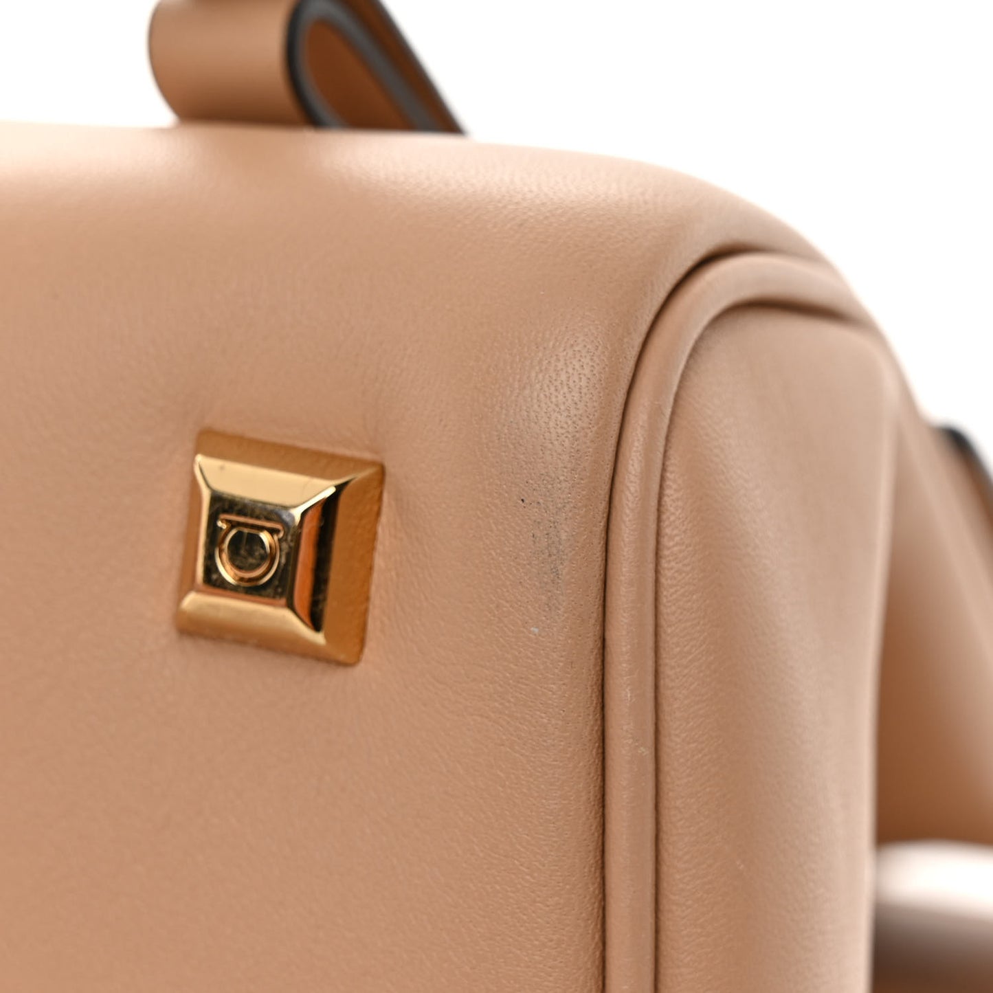 Calfskin Medium Studio Bag Almond